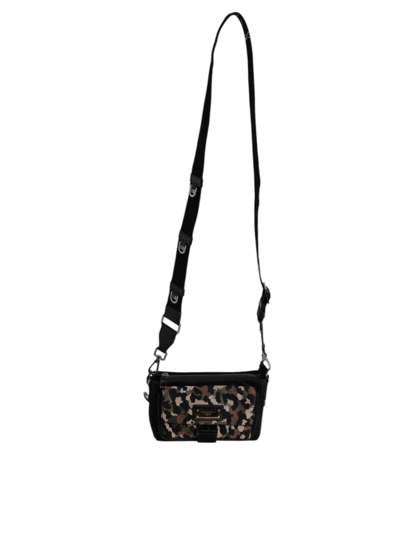 Dolce & Gabbana Multicolor Leopard Jacquard Crossbody Bag Curated Luxury Accessories by Orvyn