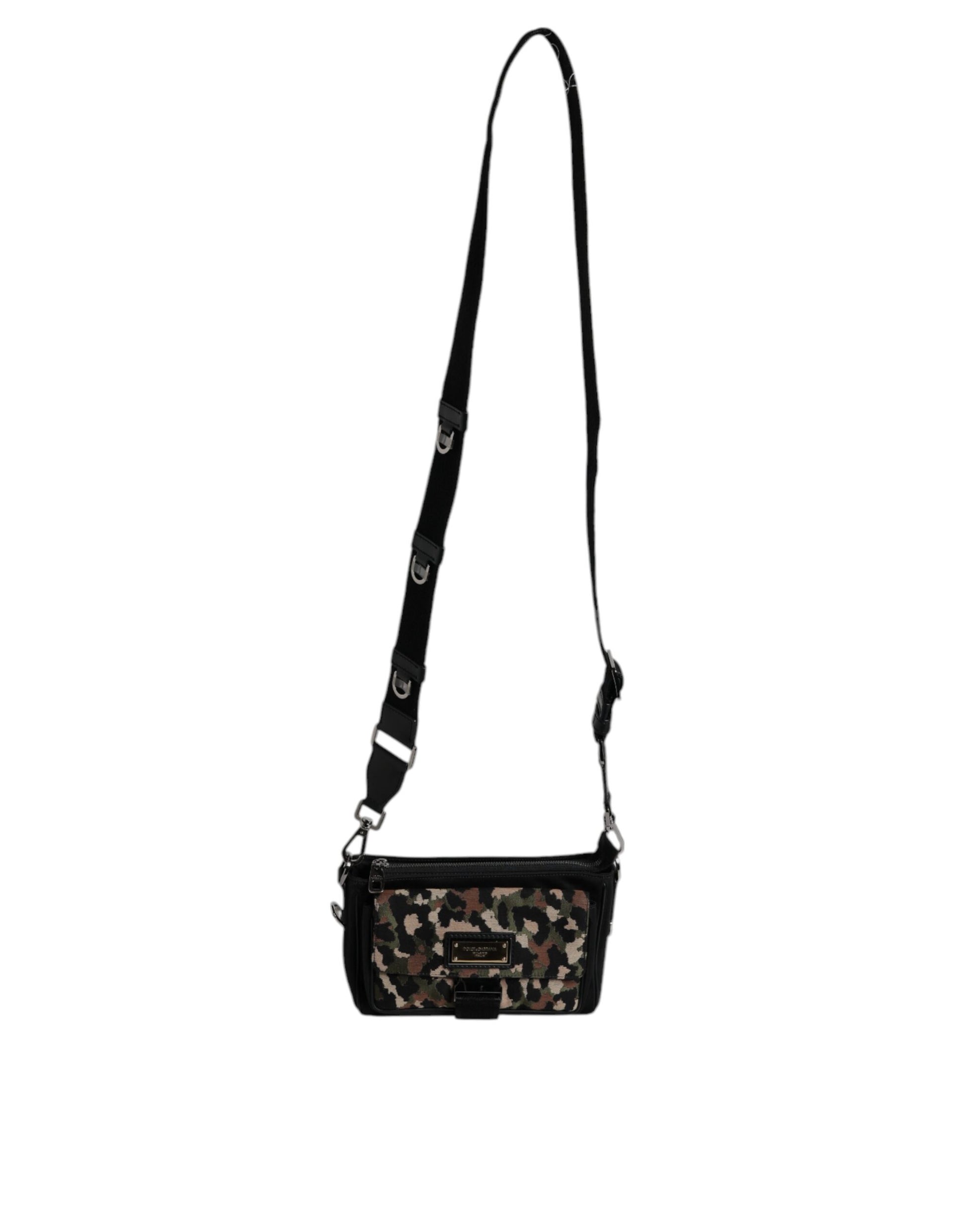 Dolce & Gabbana Multicolor Leopard Jacquard Crossbody Bag Curated Luxury Accessories by Orvyn