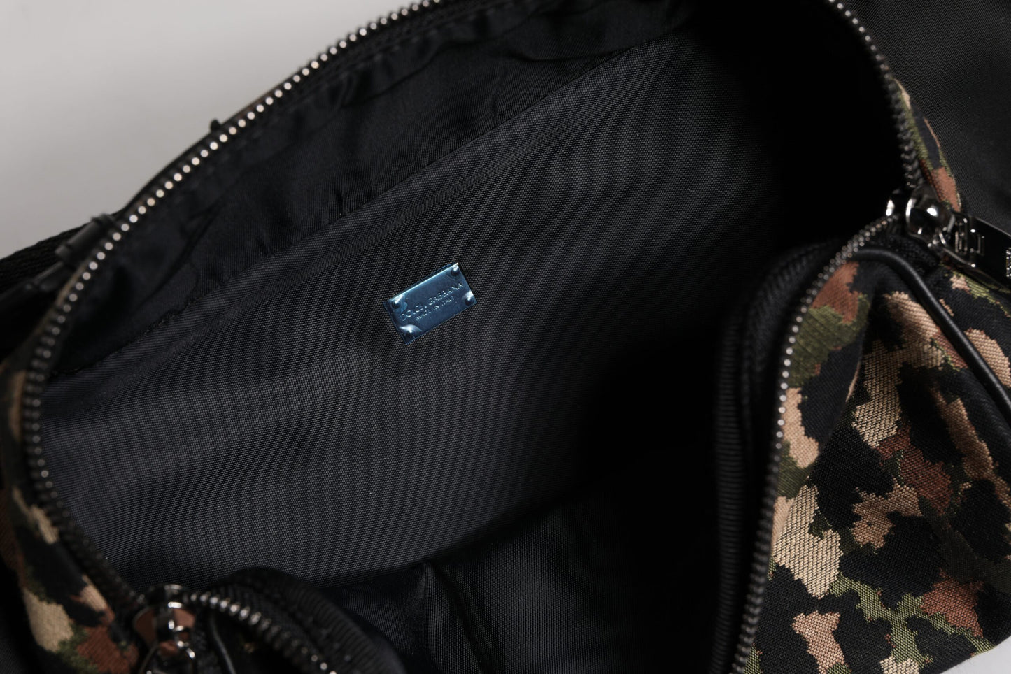 Dolce & Gabbana Multicolor Leopard DG Logo Belt Waist Fanny Pack Bag Curated Luxury Accessories by Orvyn