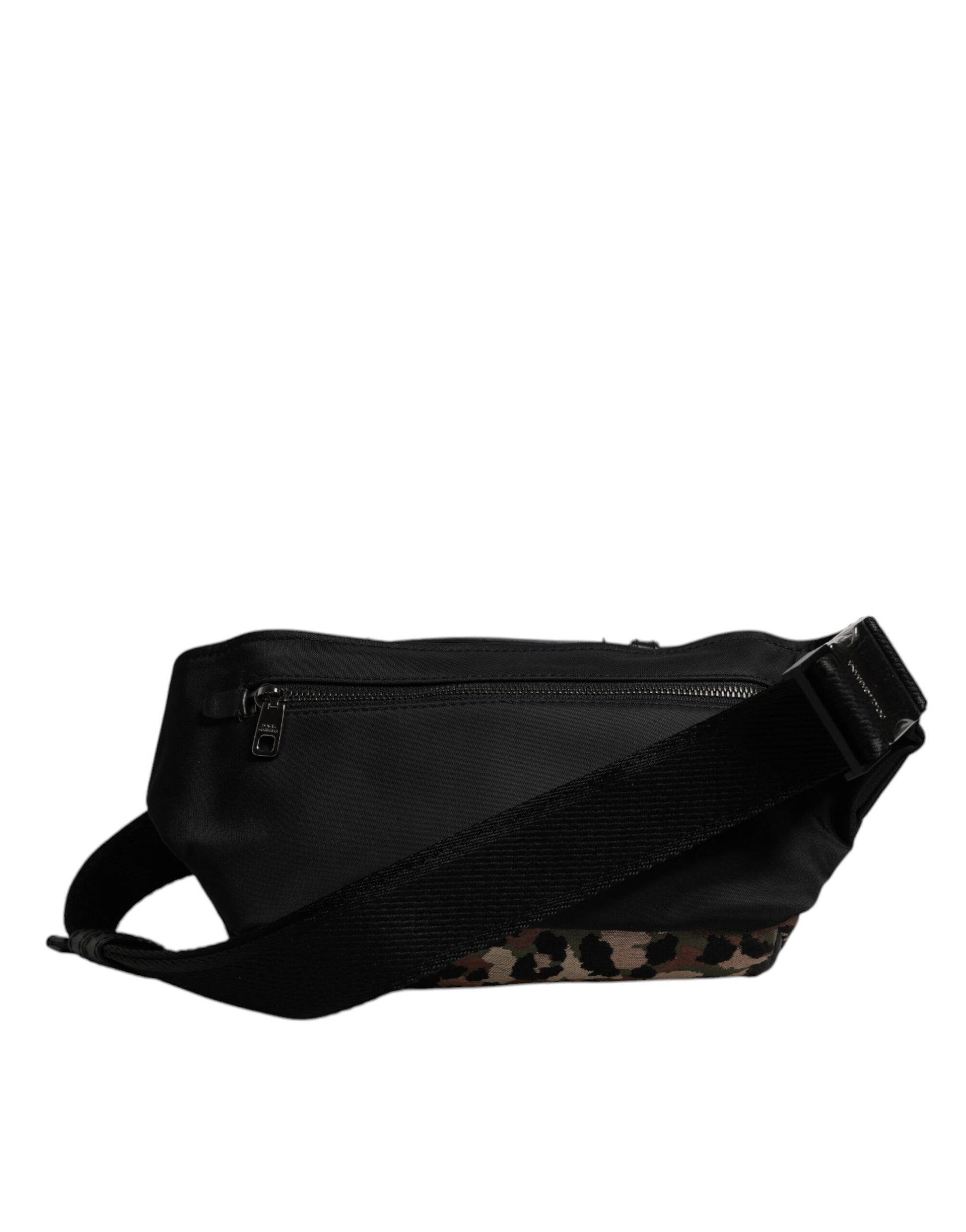 Dolce & Gabbana Multicolor Leopard DG Logo Belt Waist Fanny Pack Bag Curated Luxury Accessories by Orvyn