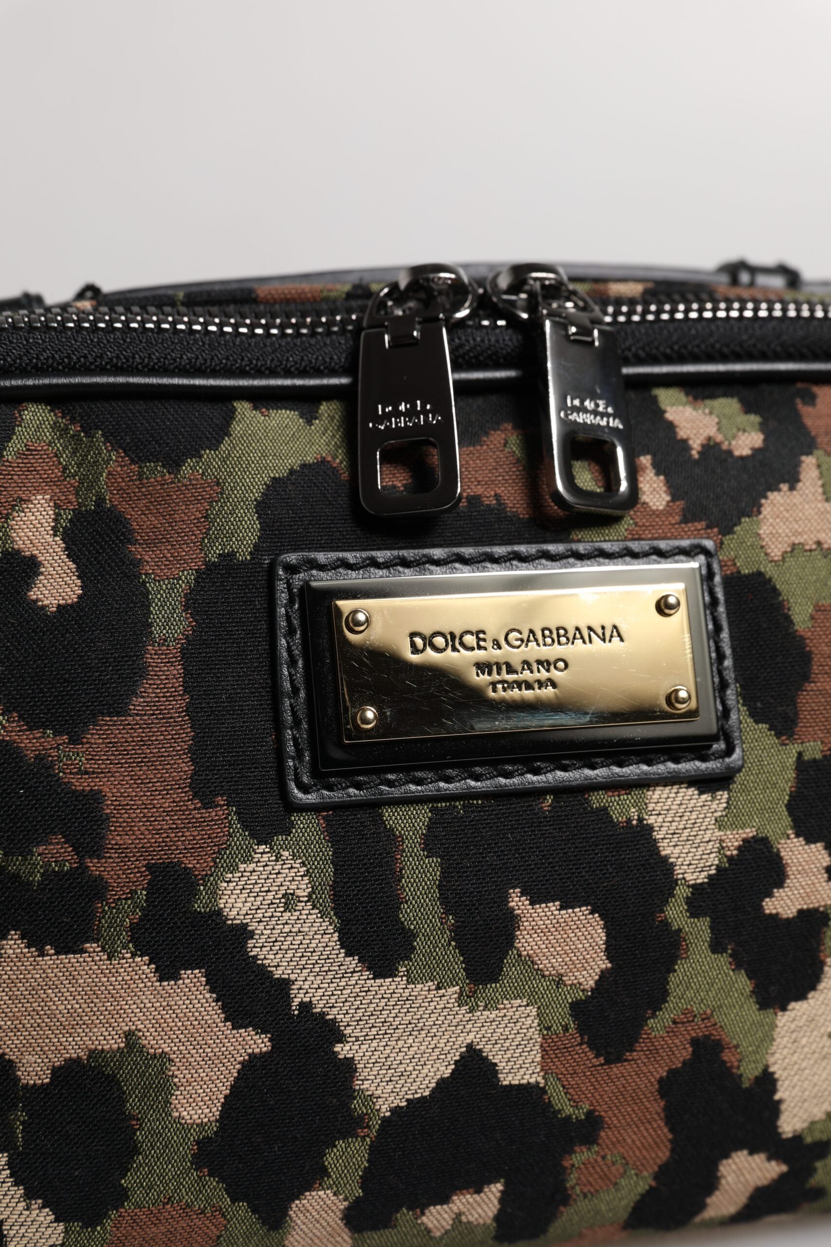 Dolce & Gabbana Multicolor Leopard DG Logo Belt Waist Fanny Pack Bag Curated Luxury Accessories by Orvyn