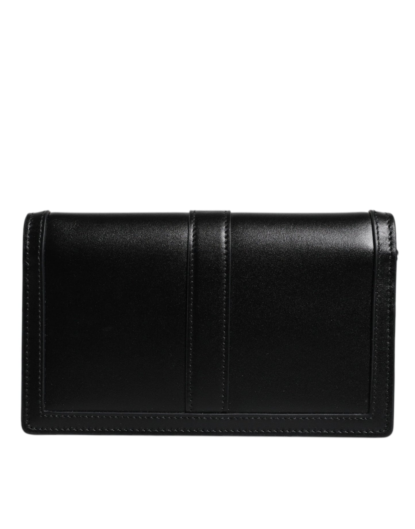 Versace Black Calfskin Leather Chain Strap Shoulder Crossbody Bag Curated Luxury Accessories by Orvyn