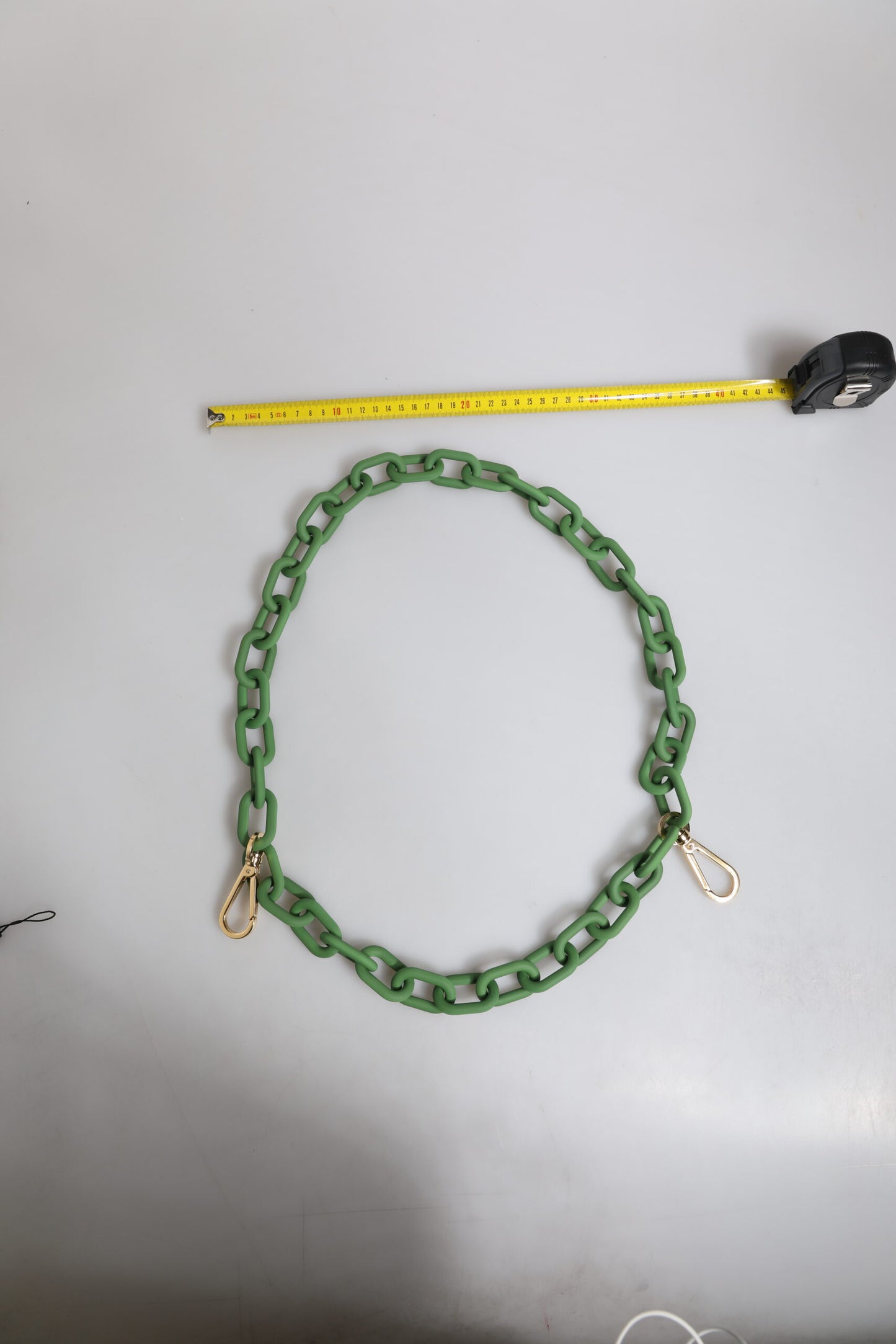 Dolce & Gabbana Green Plexy Acrylic Chunky Gold Hardware Wallet Chain Curated Luxury Accessories by Orvyn