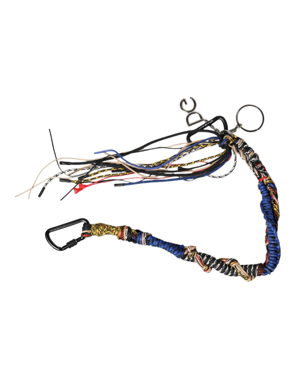Dolce & Gabbana Multicolor Braided Rope Logo Bag Shoulder Strap Bags
