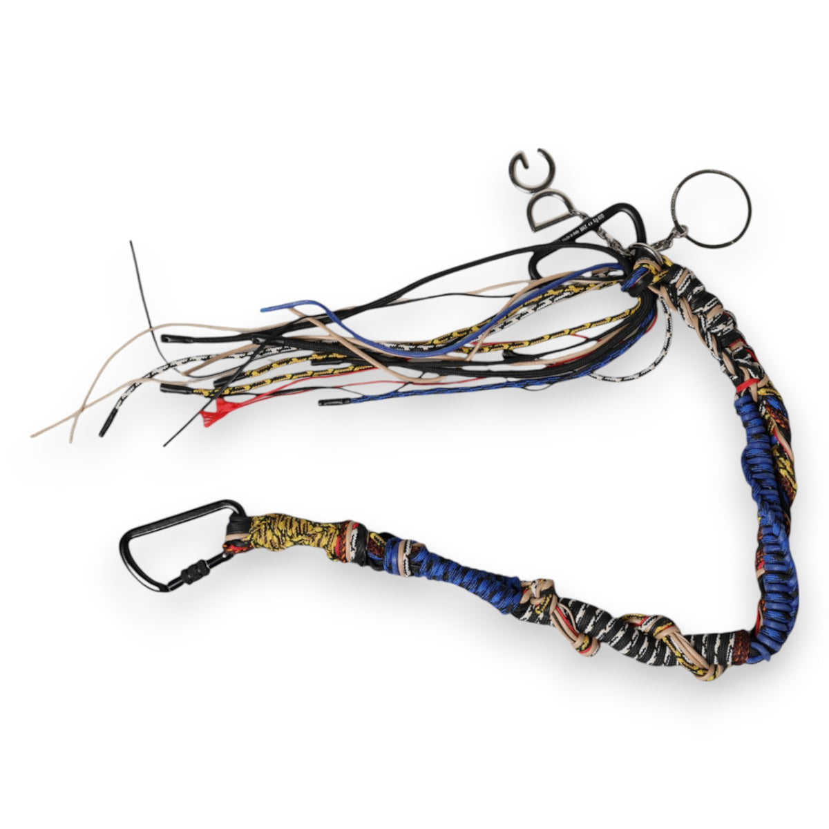 Dolce & Gabbana Multicolor Braided Rope Logo Bag Shoulder Strap Bags