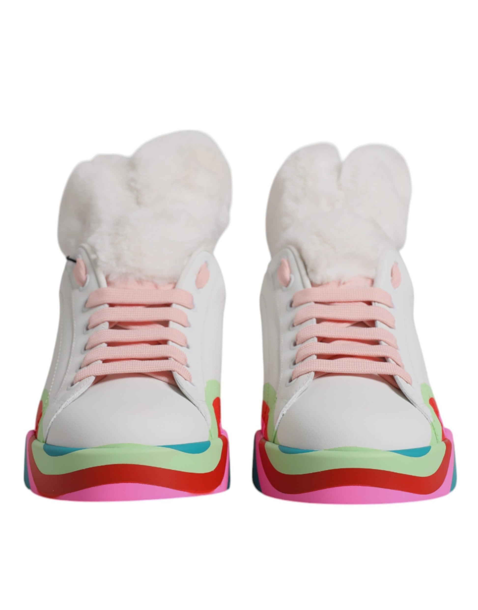 Dolce & Gabbana Multicolor Low Top Trainers Sneakers Shoes Curated Luxury Accessories by Orvyn