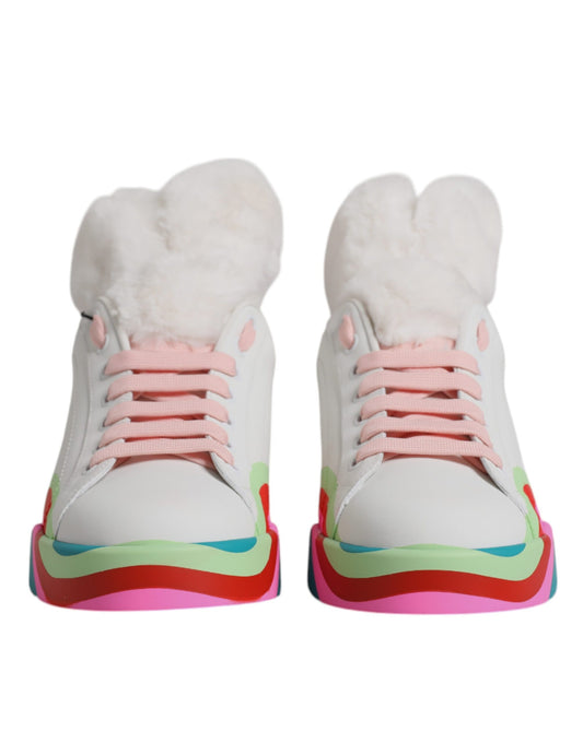Dolce & Gabbana Multicolor Low Top Trainers Sneakers Shoes Curated Luxury Accessories by Orvyn