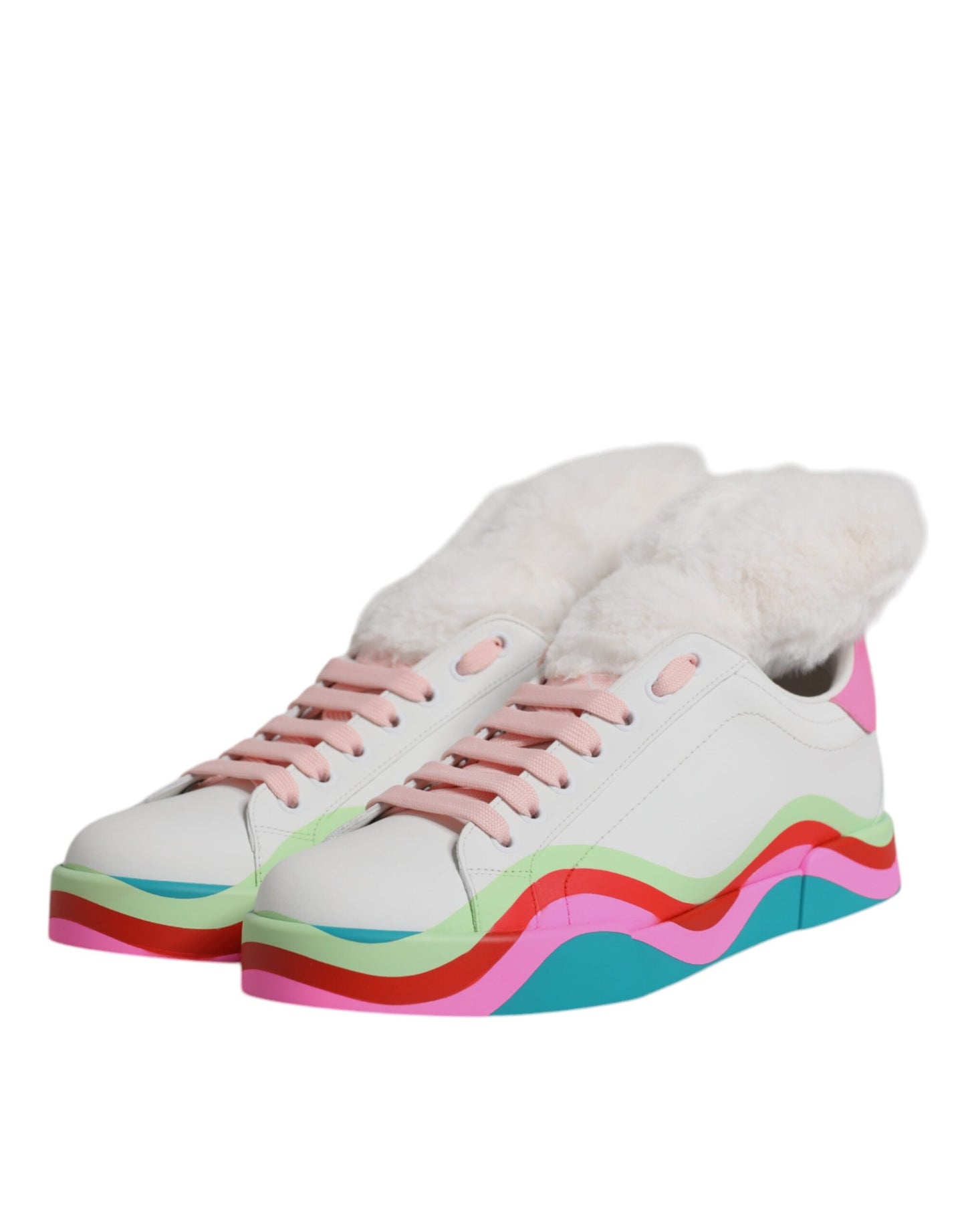 Dolce & Gabbana Multicolor Low Top Trainers Sneakers Shoes Curated Luxury Accessories by Orvyn