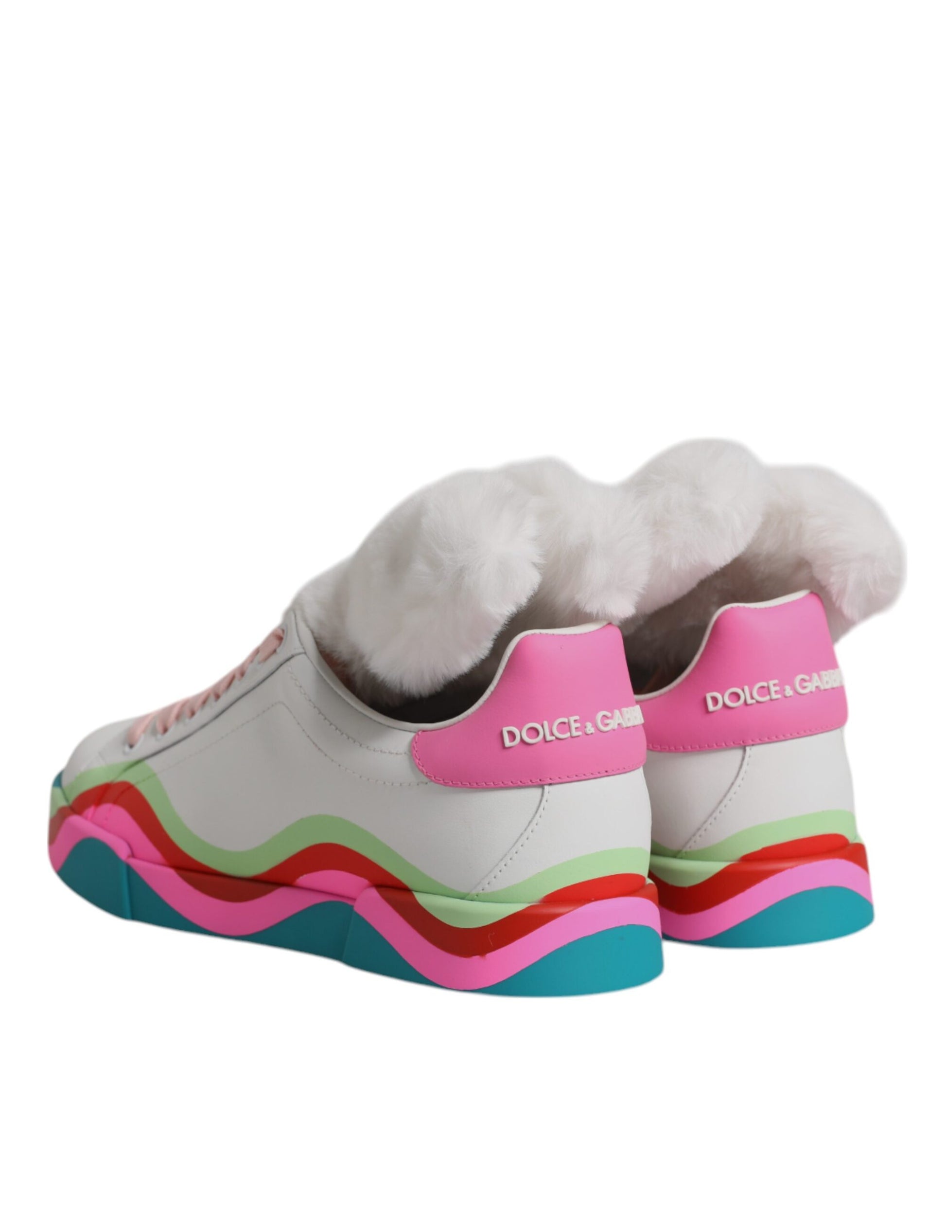 Dolce & Gabbana Multicolor Low Top Trainers Sneakers Shoes Curated Luxury Accessories by Orvyn