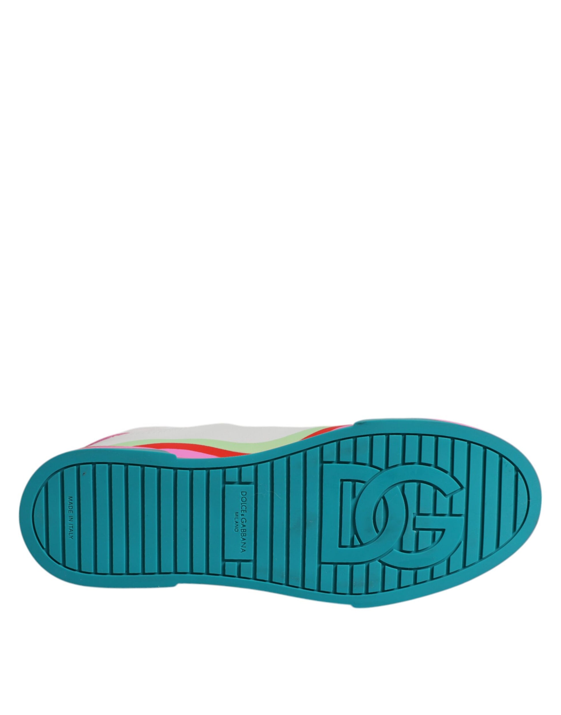 Dolce & Gabbana Multicolor Low Top Trainers Sneakers Shoes Curated Luxury Accessories by Orvyn