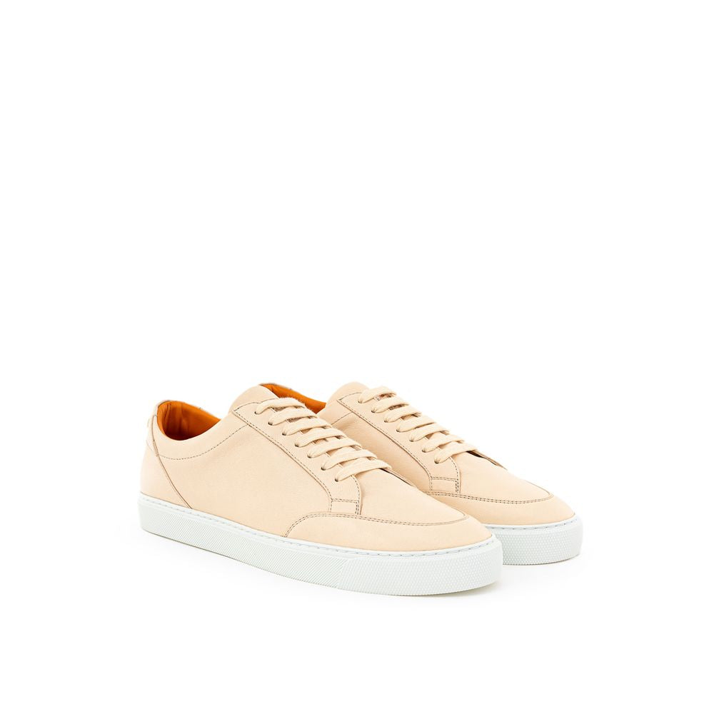 Burberry Pink Leather Low Top Sneakers Curated Luxury Accessories by Orvyn