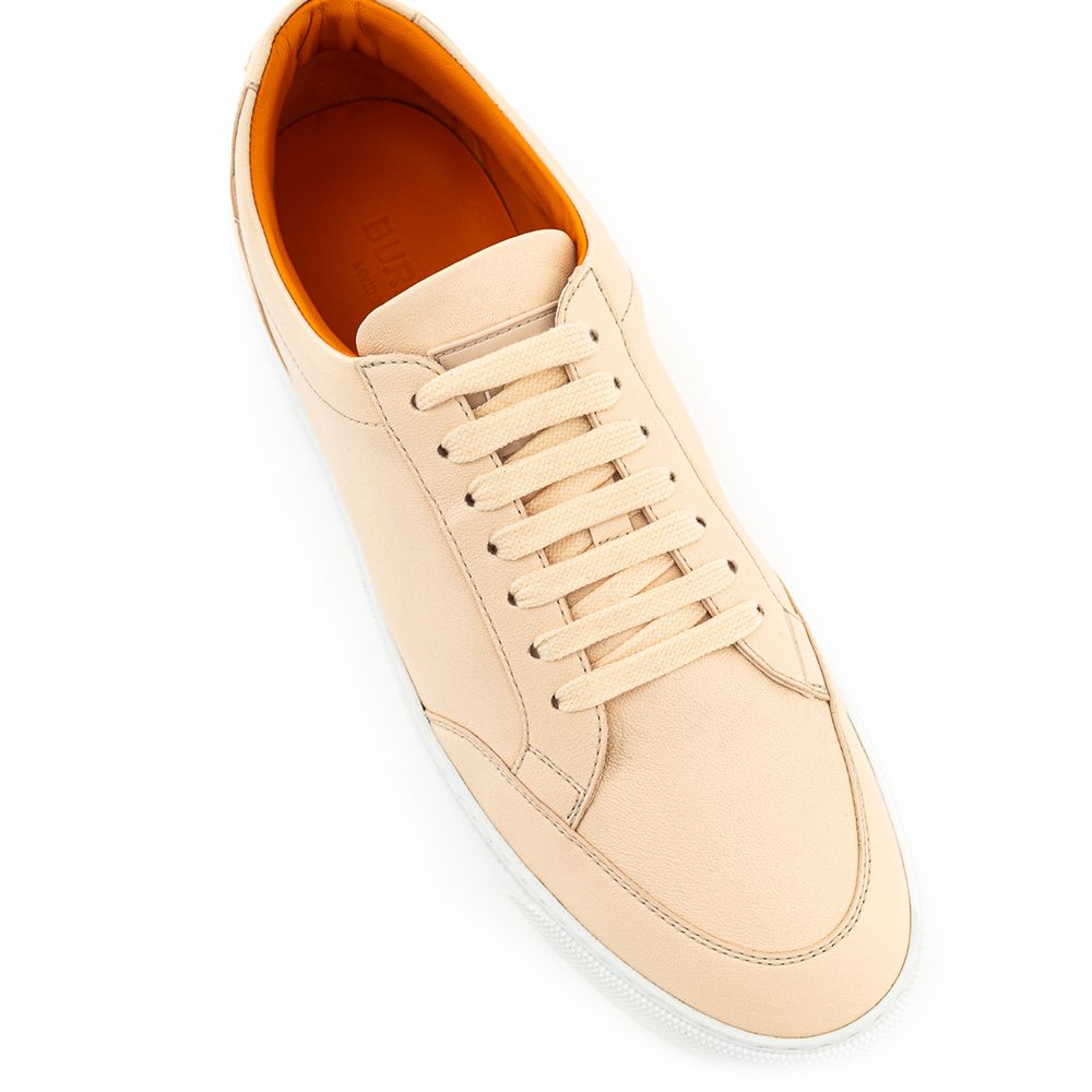 Burberry Pink Leather Low Top Sneakers Curated Luxury Accessories by Orvyn