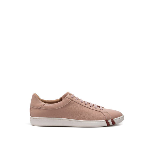 Bally Pink Leather Low Top Sneakers Curated Luxury Accessories by Orvyn
