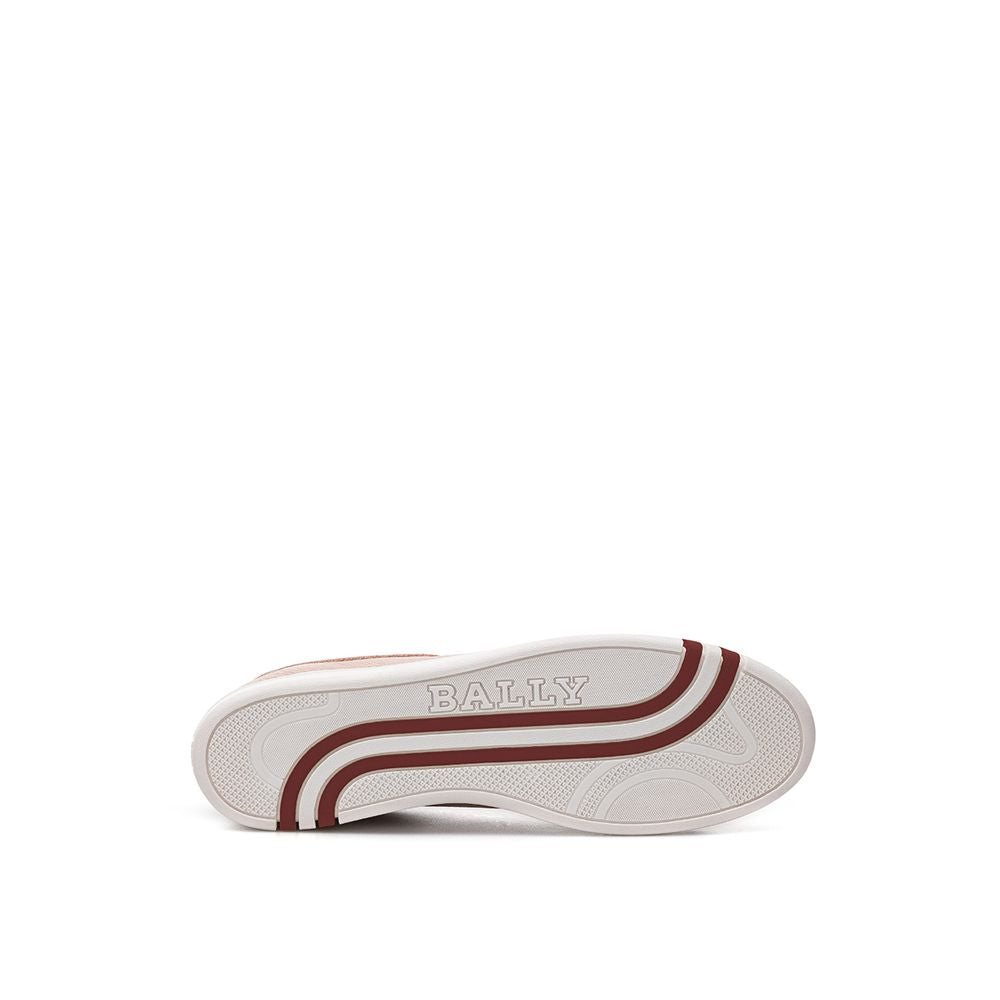 Bally Pink Leather Low Top Sneakers Curated Luxury Accessories by Orvyn