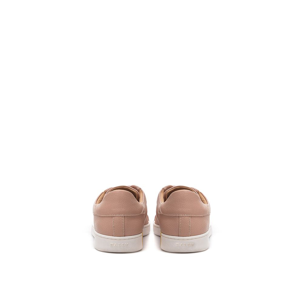 Bally Pink Fabric And Leather Low Top Sneakers Curated Luxury Accessories by Orvyn