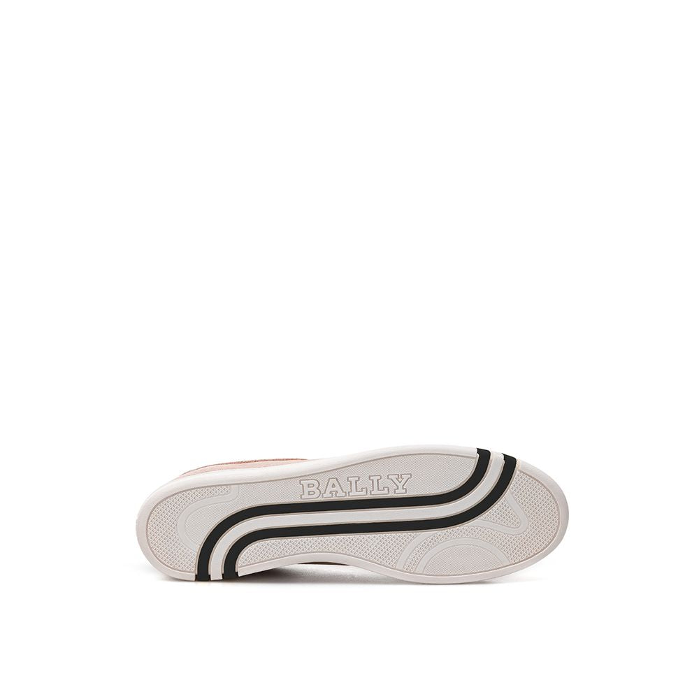 Bally Pink Leather Low Top Sneakers Curated Luxury Accessories by Orvyn