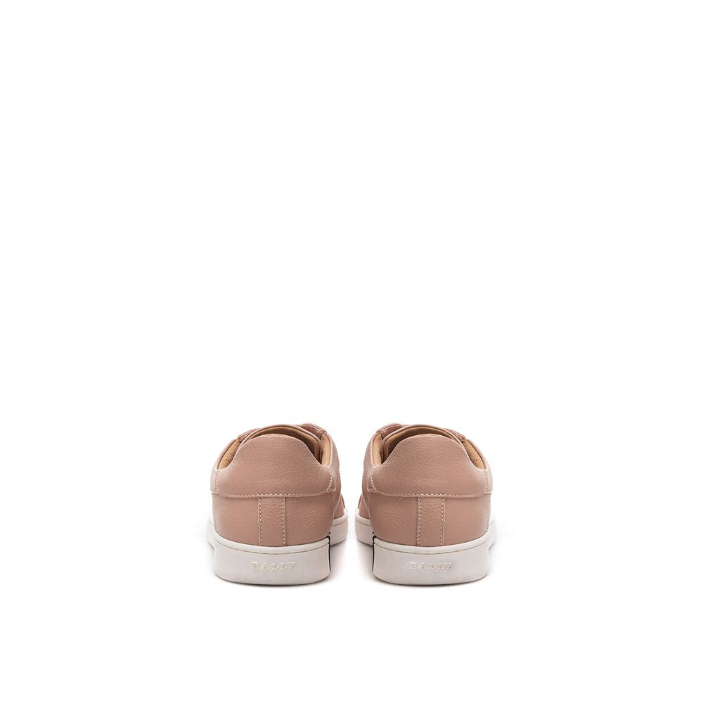 Bally Pink Leather Low Top Sneakers Curated Luxury Accessories by Orvyn