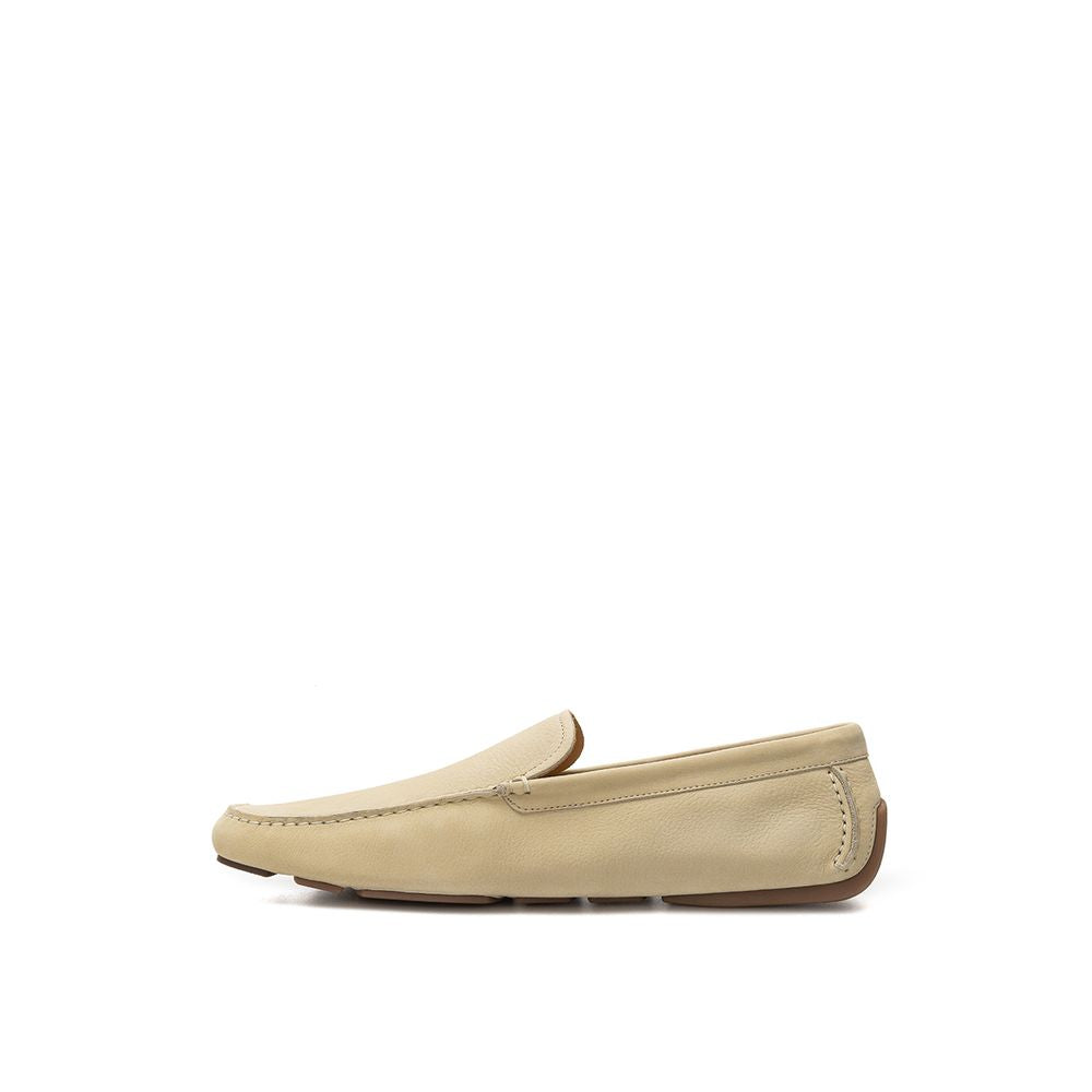Bally Beige Leather Moccassin Curated Luxury Accessories by Orvyn