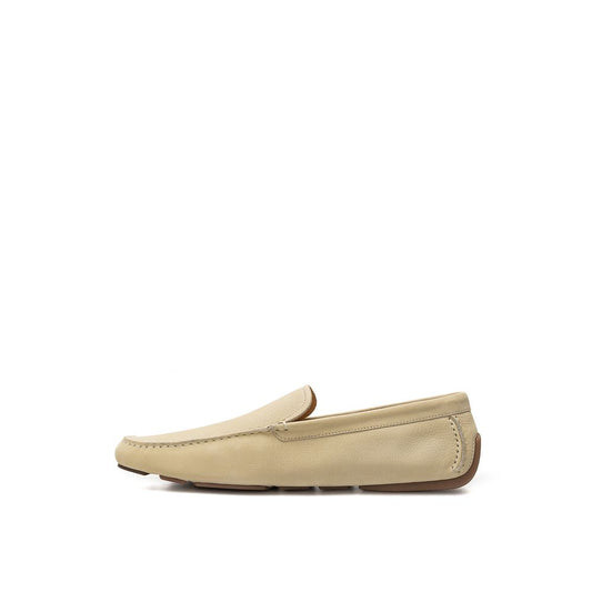 Bally Beige Leather Moccassin Curated Luxury Accessories by Orvyn
