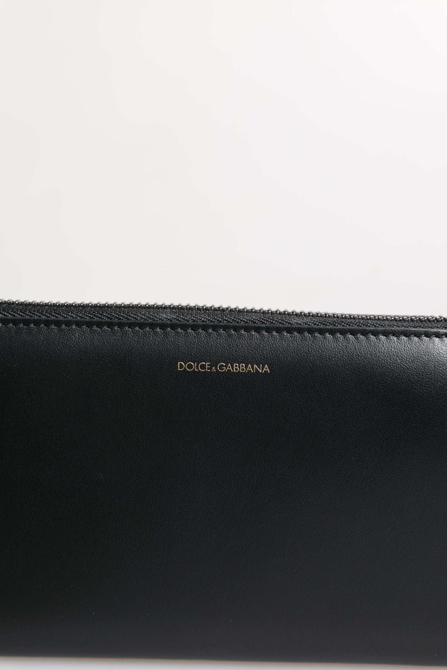 Dolce & Gabbana Black Blue Exotic Leather Embossed Continental Wallet Curated Luxury Accessories by Orvyn
