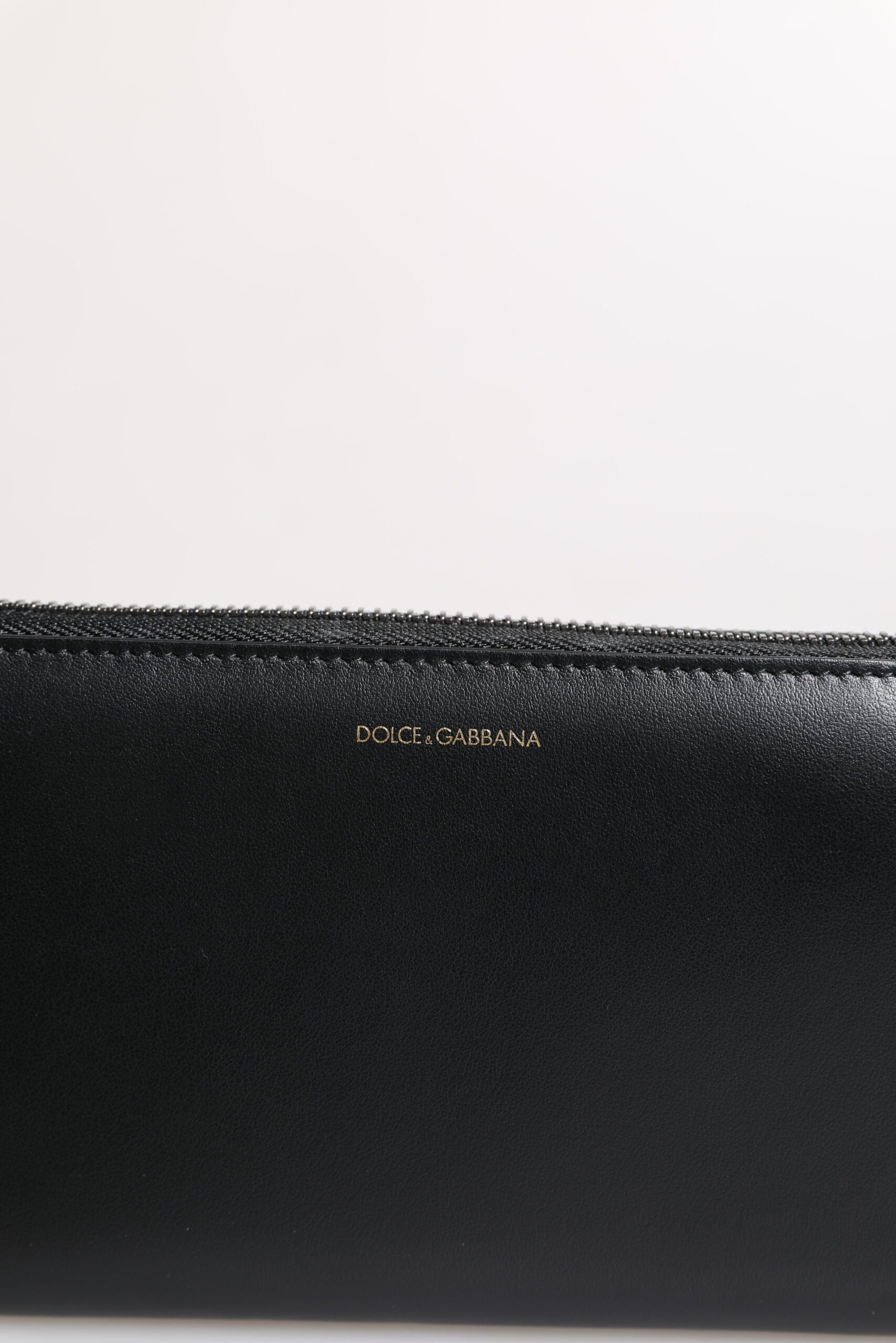 Dolce & Gabbana Black Blue Exotic Leather Embossed Continental Wallet Curated Luxury Accessories by Orvyn