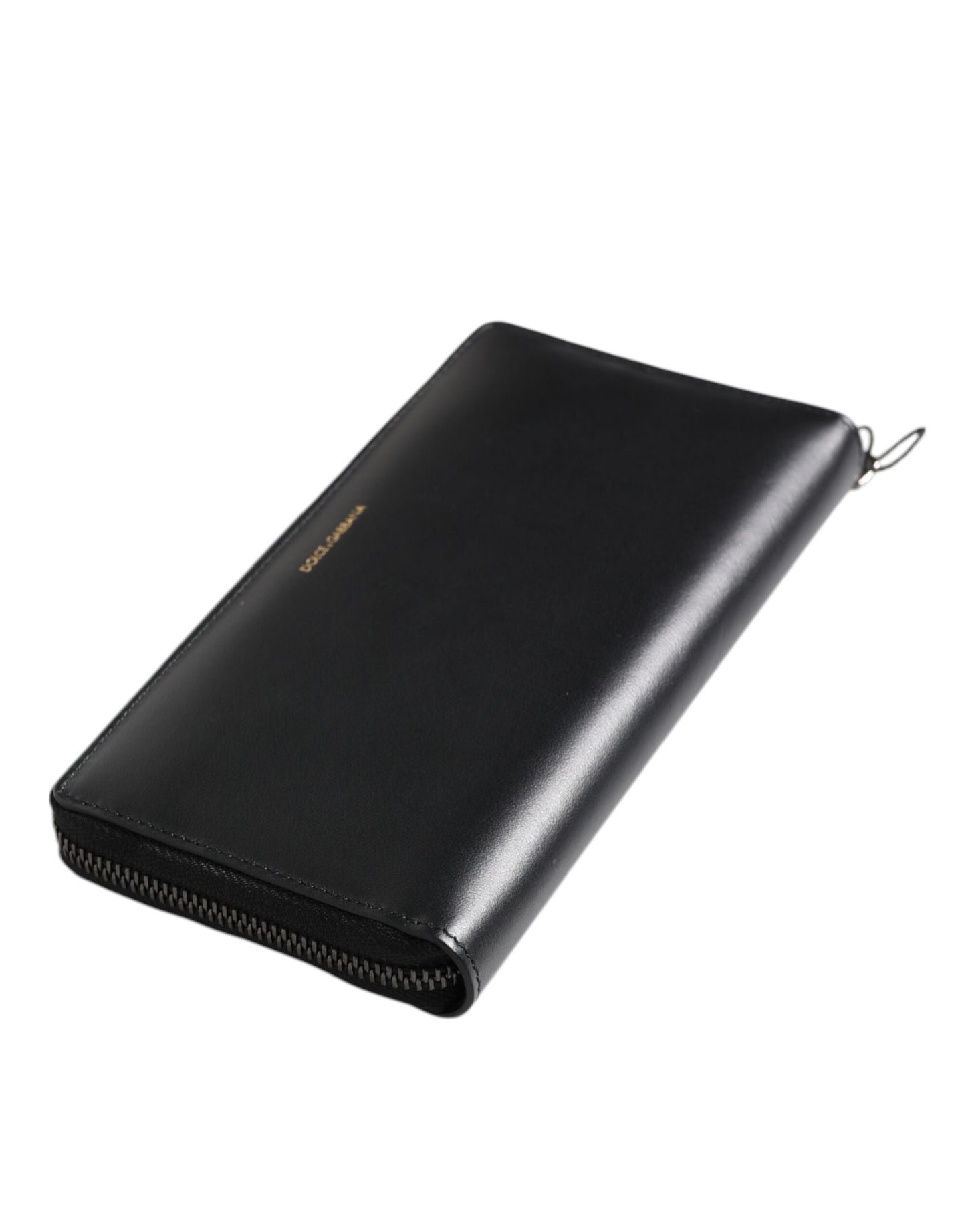 Dolce & Gabbana Black Blue Exotic Leather Embossed Continental Wallet Curated Luxury Accessories by Orvyn