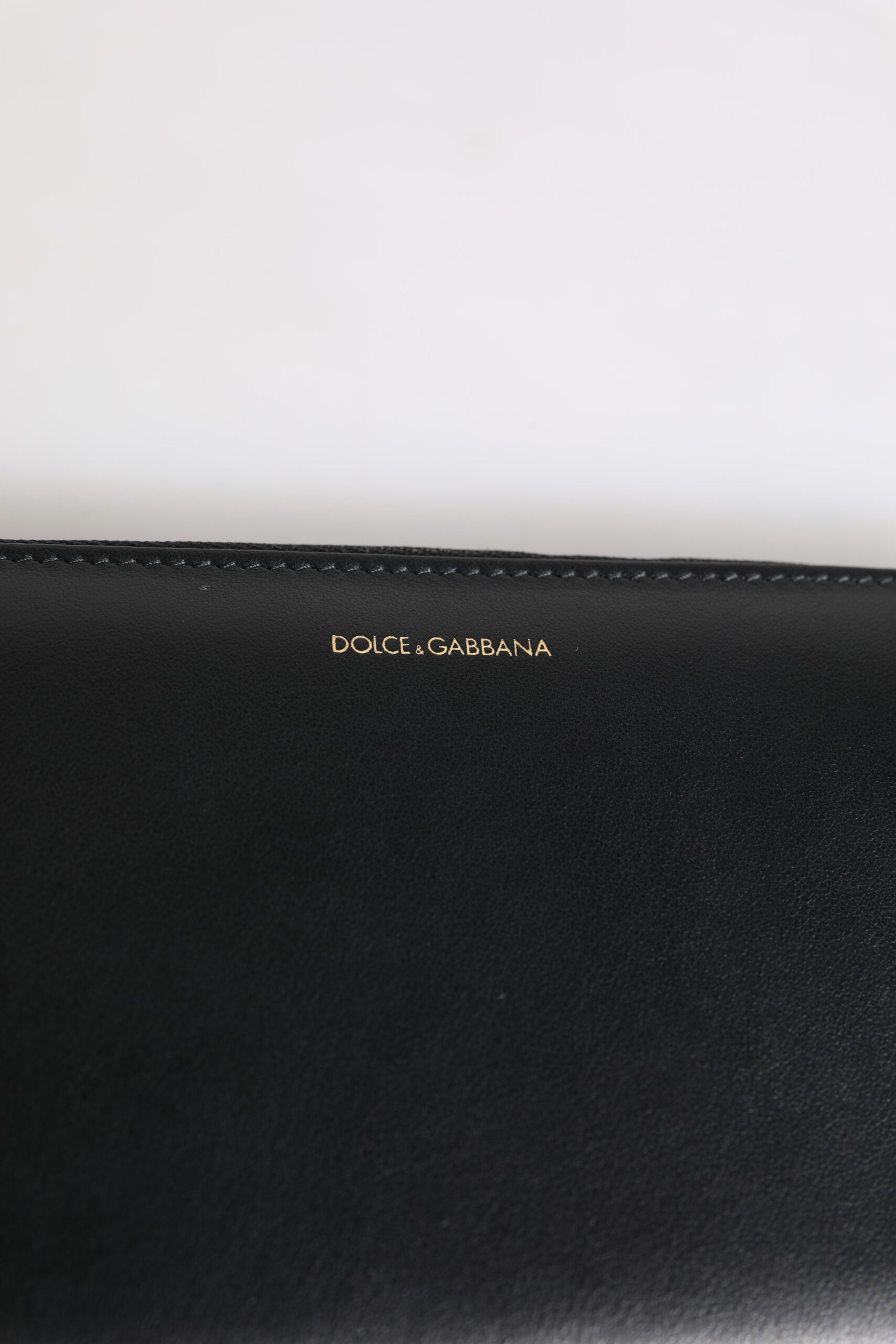 Dolce & Gabbana Black Blue Exotic Leather Embossed Continental Wallet Curated Luxury Accessories by Orvyn