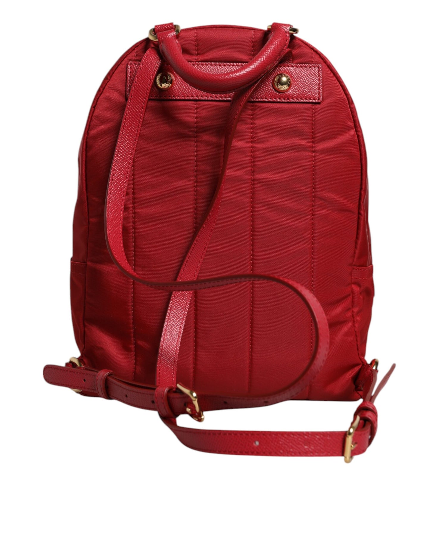 Dolce & Gabbana Red #DGFAMILY VULCANO Embellishment Backpack Bag Curated Luxury Accessories by Orvyn