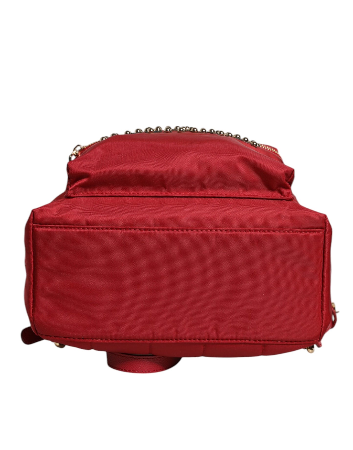 Dolce & Gabbana Red #DGFAMILY VULCANO Embellishment Backpack Bag Curated Luxury Accessories by Orvyn