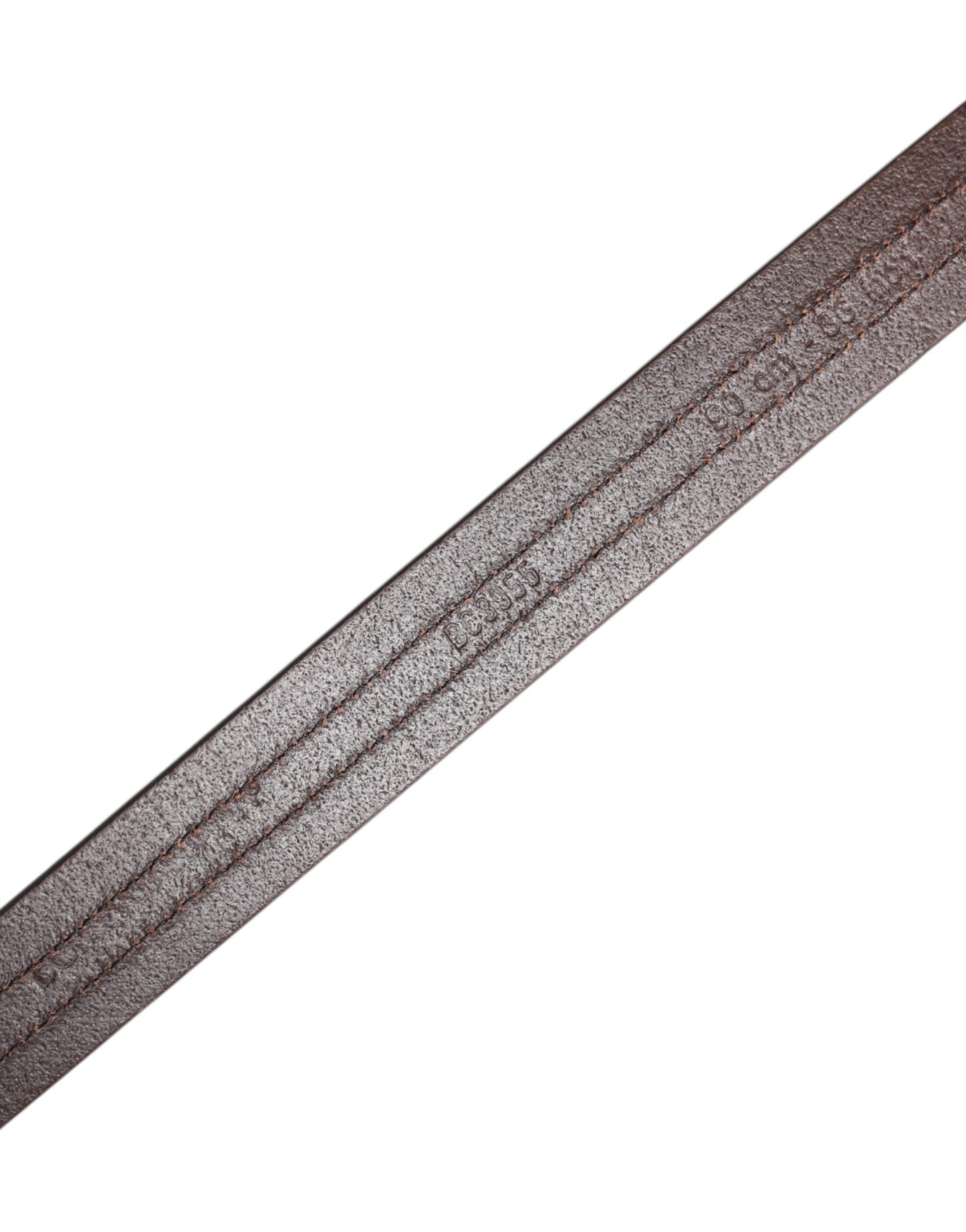 Dolce & Gabbana Burgundy Leather Metal Logo Buckle Belt bordeaux