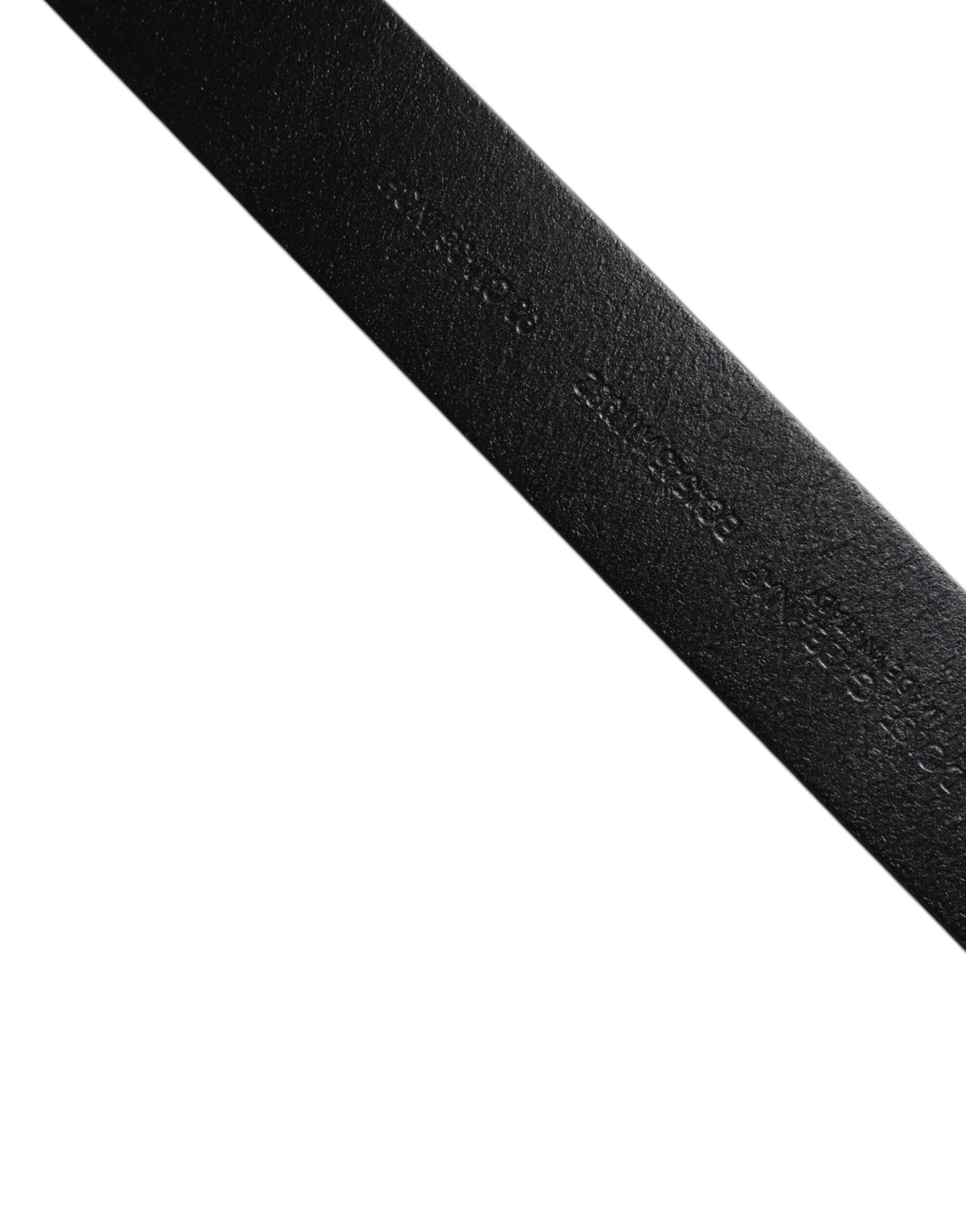 Dolce & Gabbana Brown Calf Leather Classic Metal Buckle Belt Curated Luxury Accessories by Orvyn