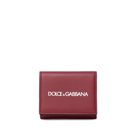 Dolce & Gabbana Red Calfskin Wallet Curated Luxury Accessories by Orvyn