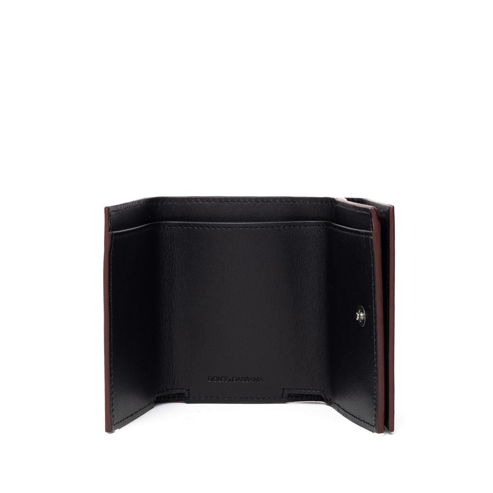 Dolce & Gabbana Red Calfskin Wallet Curated Luxury Accessories by Orvyn