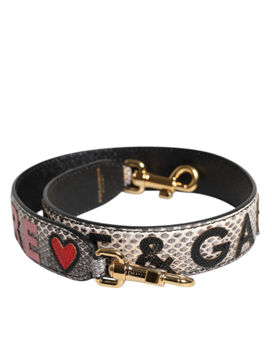 Dolce & Gabbana Multicolor DG AMORE Patch Bag Shoulder Strap Curated Luxury Accessories by Orvyn