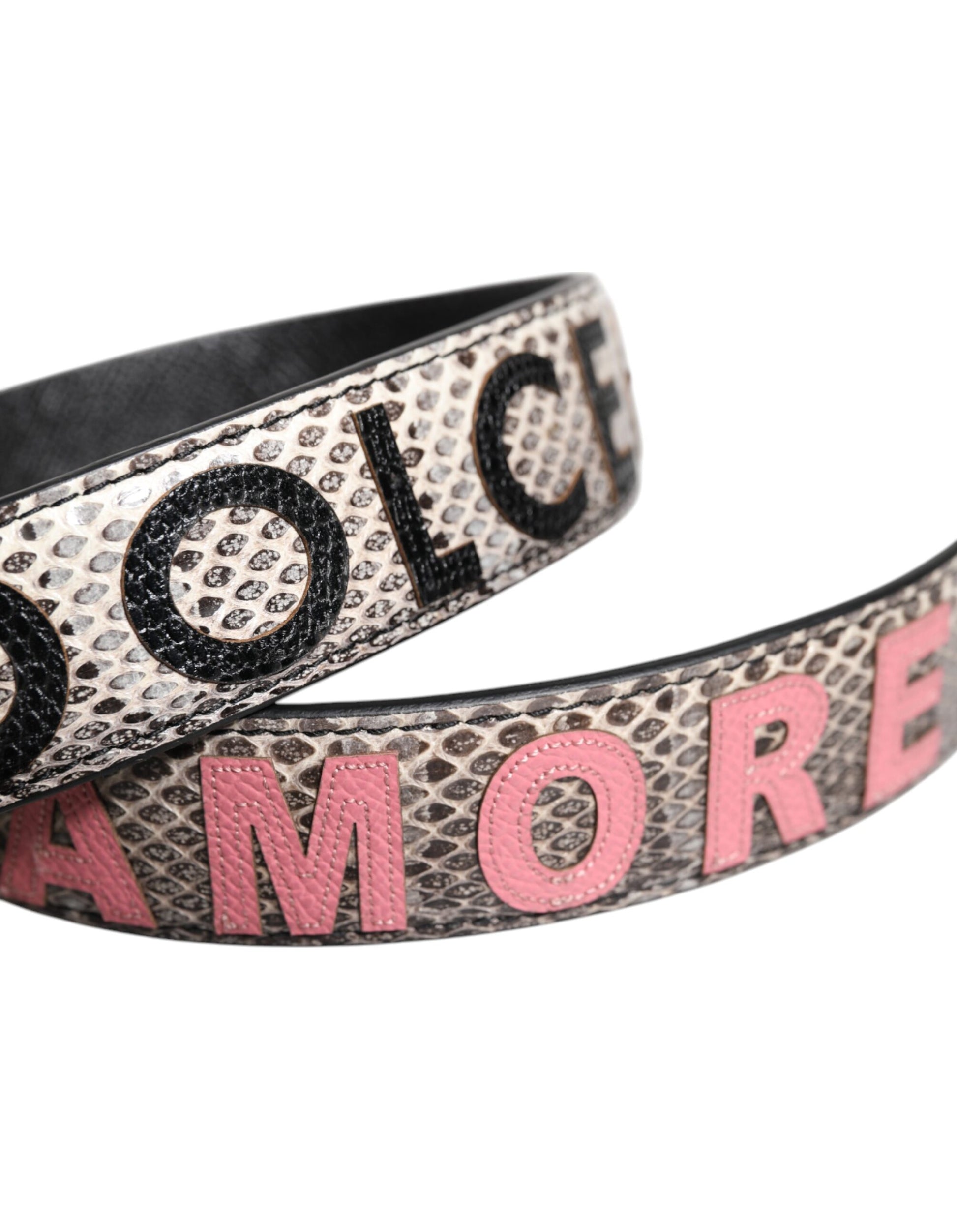 Dolce & Gabbana Multicolor DG AMORE Patch Bag Shoulder Strap Curated Luxury Accessories by Orvyn