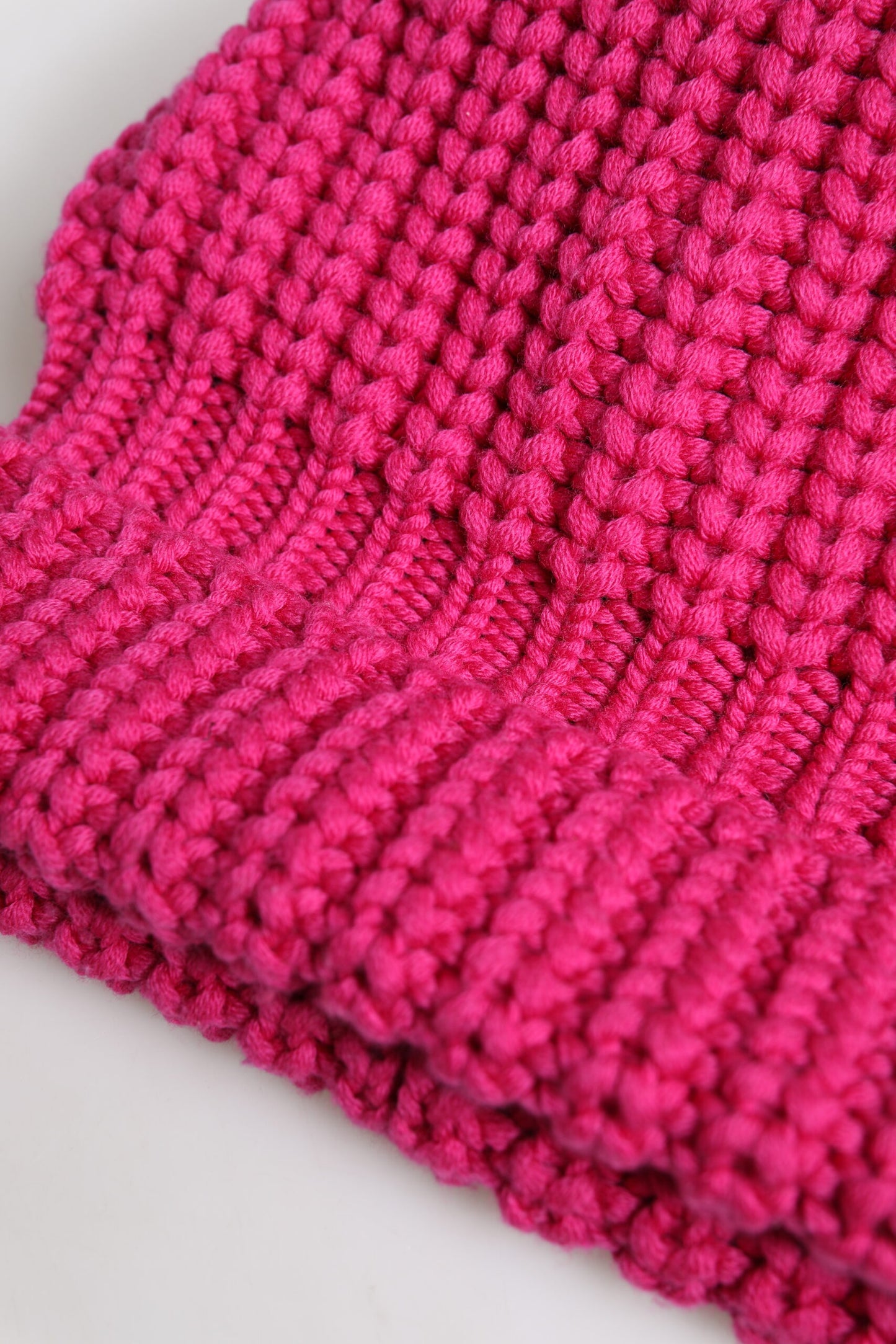 Dolce & Gabbana Pink Solid Wool Knitted Winter Beanie Hat Curated Luxury Accessories by Orvyn