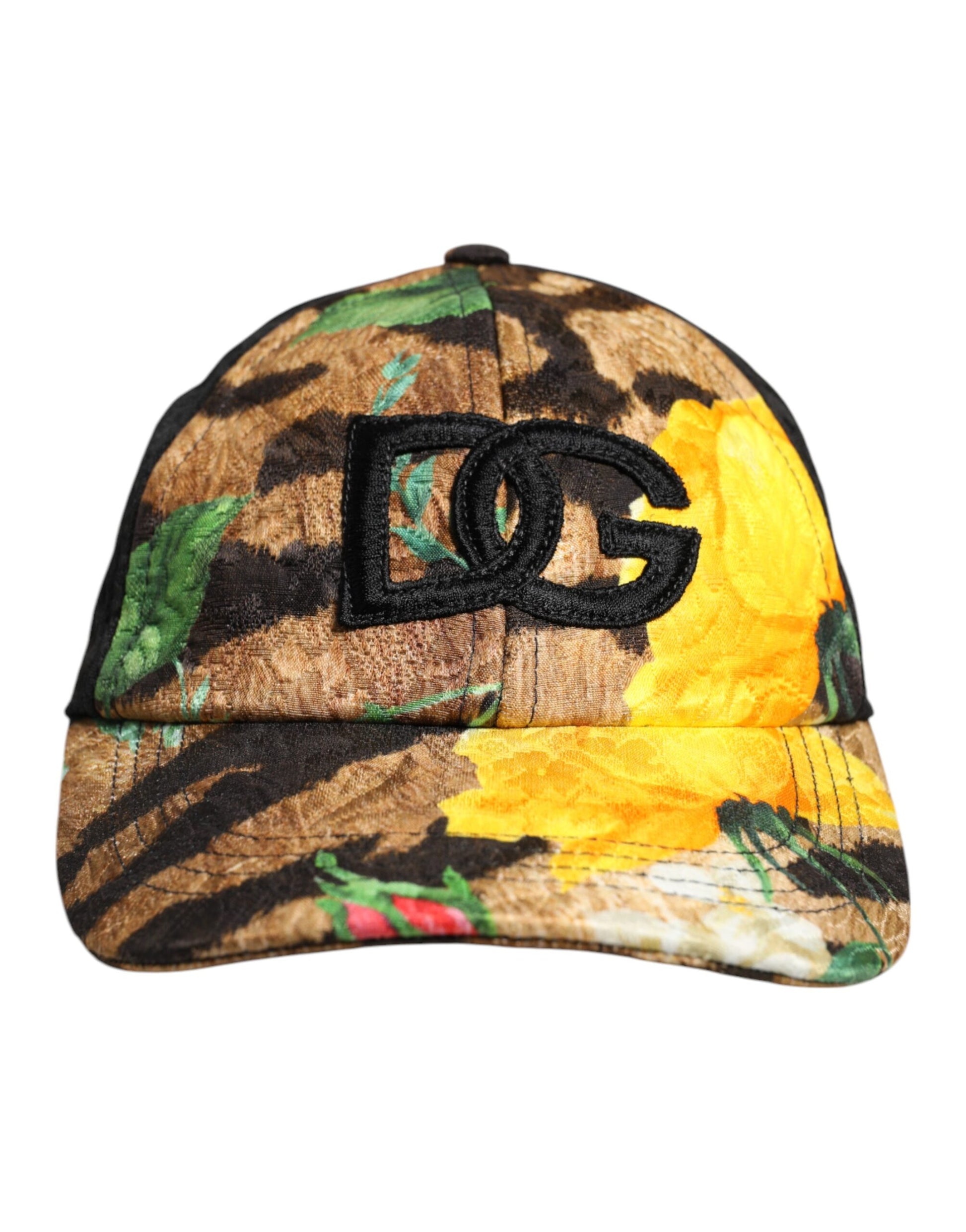 Dolce & Gabbana Multicolor DG Logo Patch 6 Panels Baseball Cap Curated Luxury Accessories by Orvyn