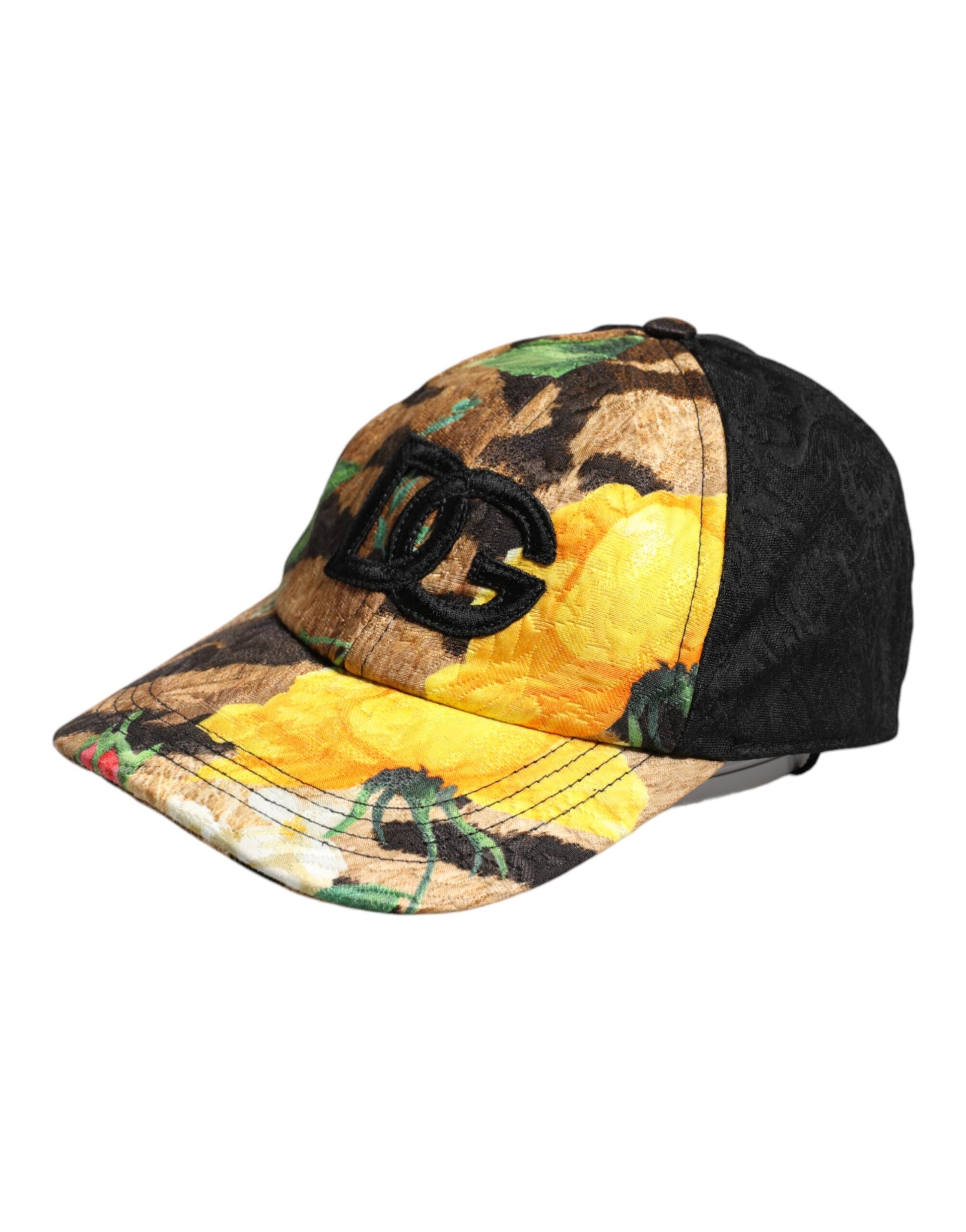 Dolce & Gabbana Multicolor DG Logo Patch 6 Panels Baseball Cap Curated Luxury Accessories by Orvyn