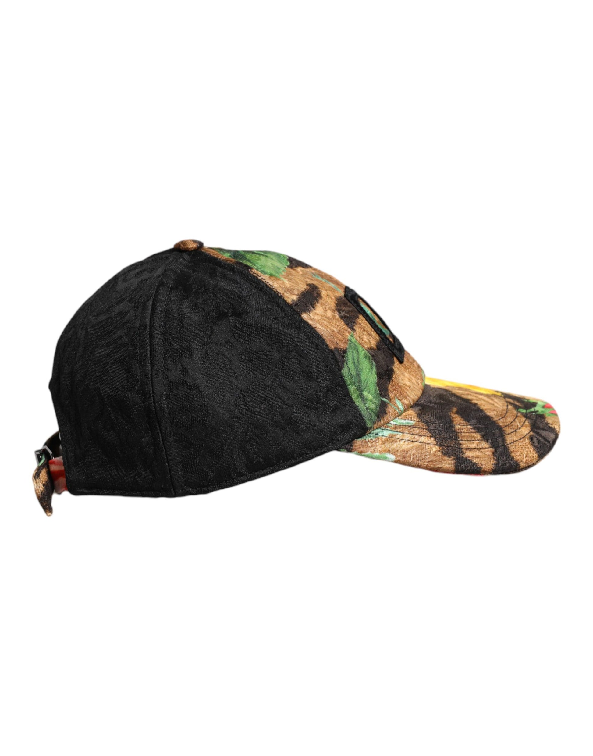 Dolce & Gabbana Multicolor DG Logo Patch 6 Panels Baseball Cap Curated Luxury Accessories by Orvyn