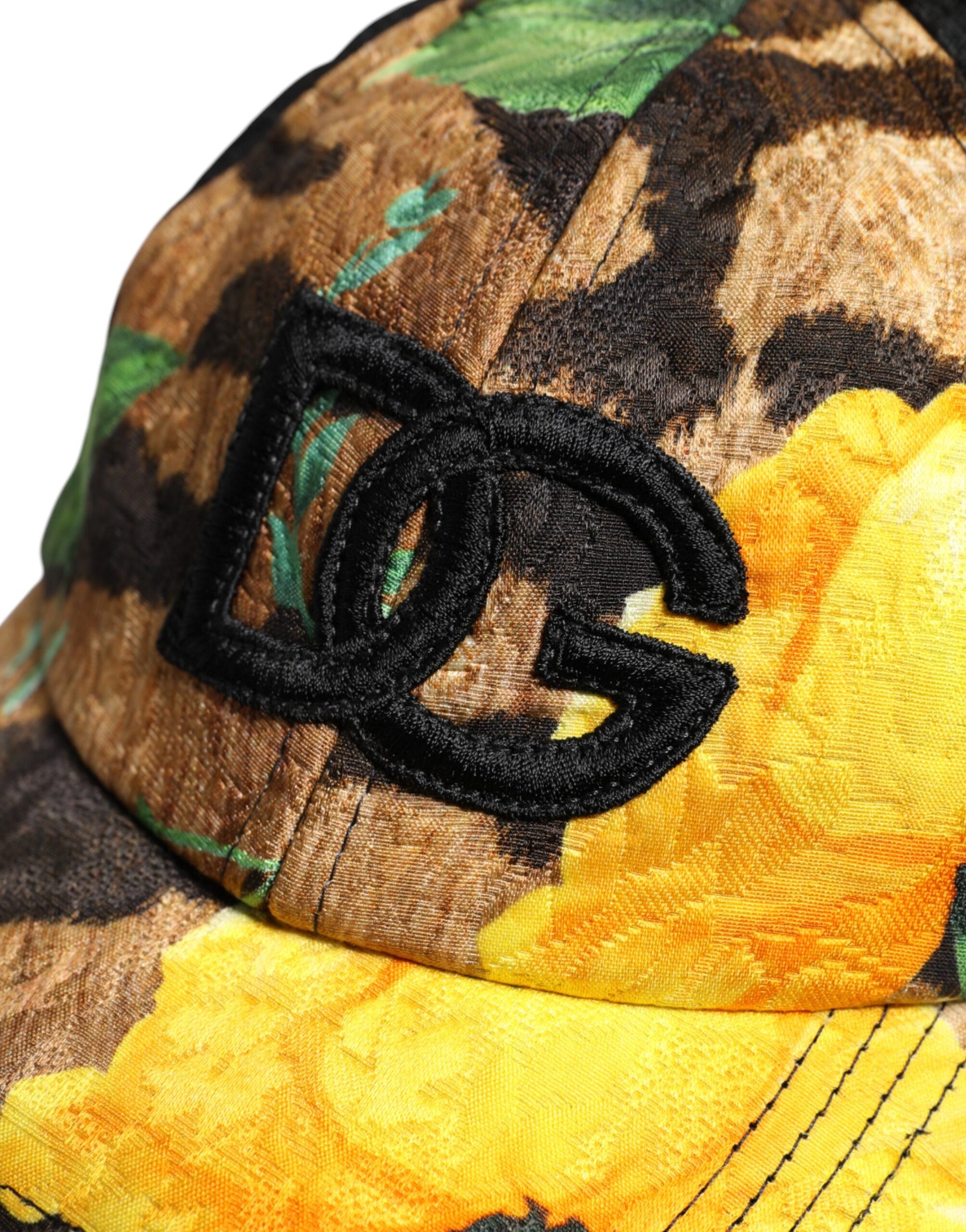 Dolce & Gabbana Multicolor DG Logo Patch 6 Panels Baseball Cap Curated Luxury Accessories by Orvyn