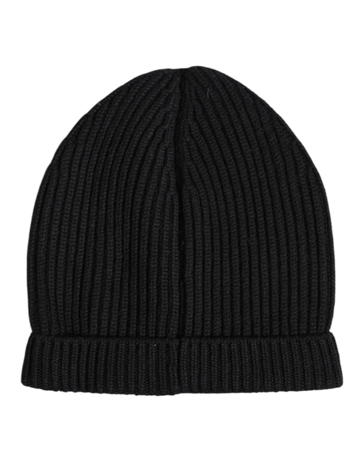 Dolce & Gabbana Black Cashmere Knitted Winter Beanie Hat Curated Luxury Accessories by Orvyn