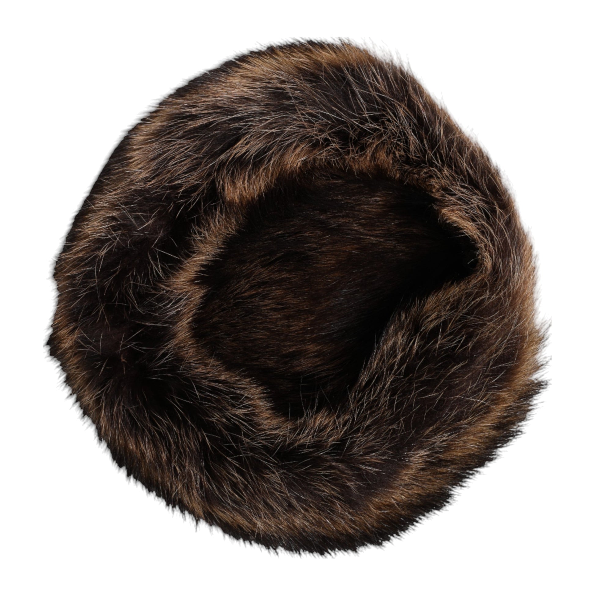 Dolce & Gabbana Brown Fur Women Bucket Hat Curated Luxury Accessories by Orvyn