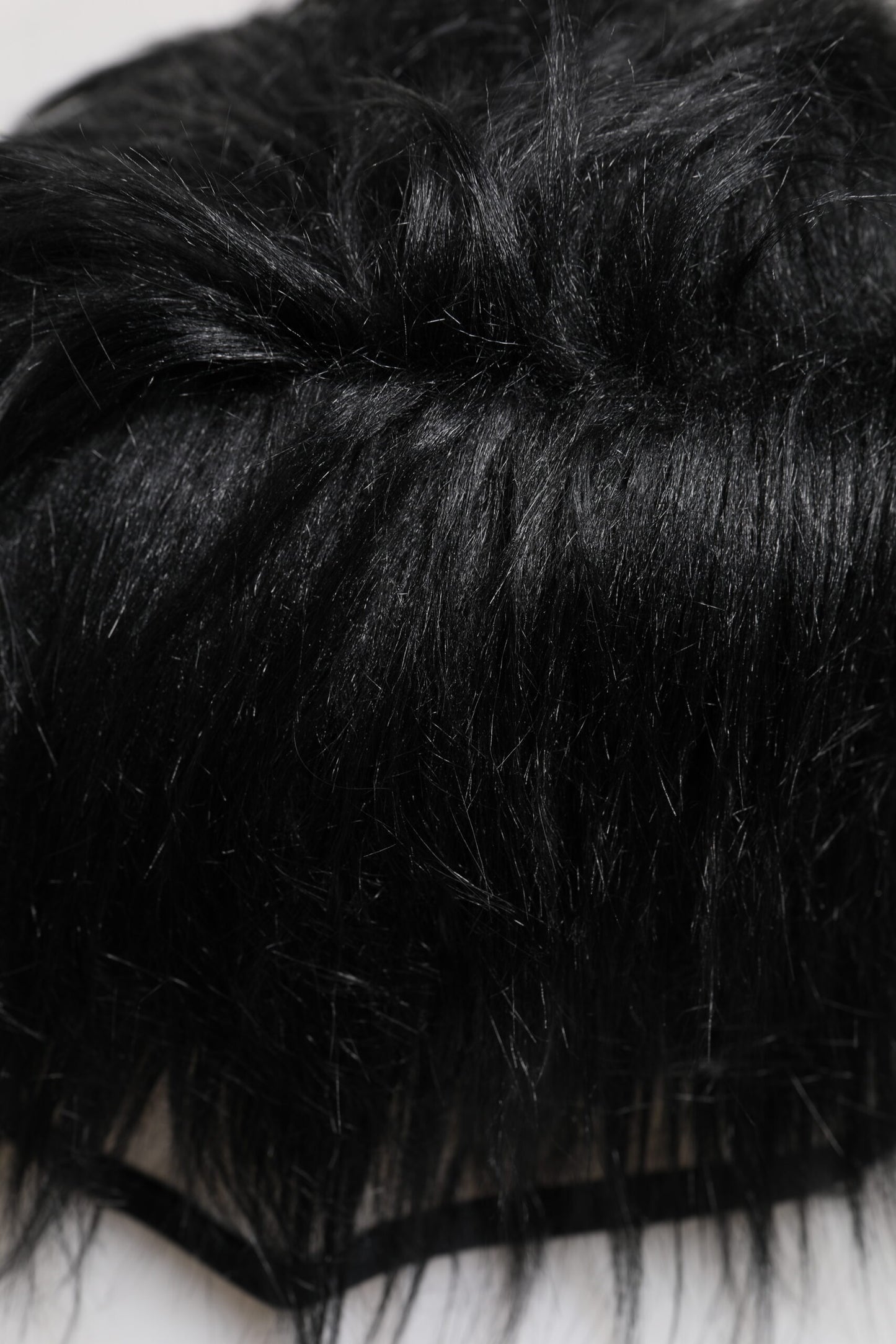 Dolce & Gabbana Black Faux Fur Bucket Hat Curated Luxury Accessories by Orvyn