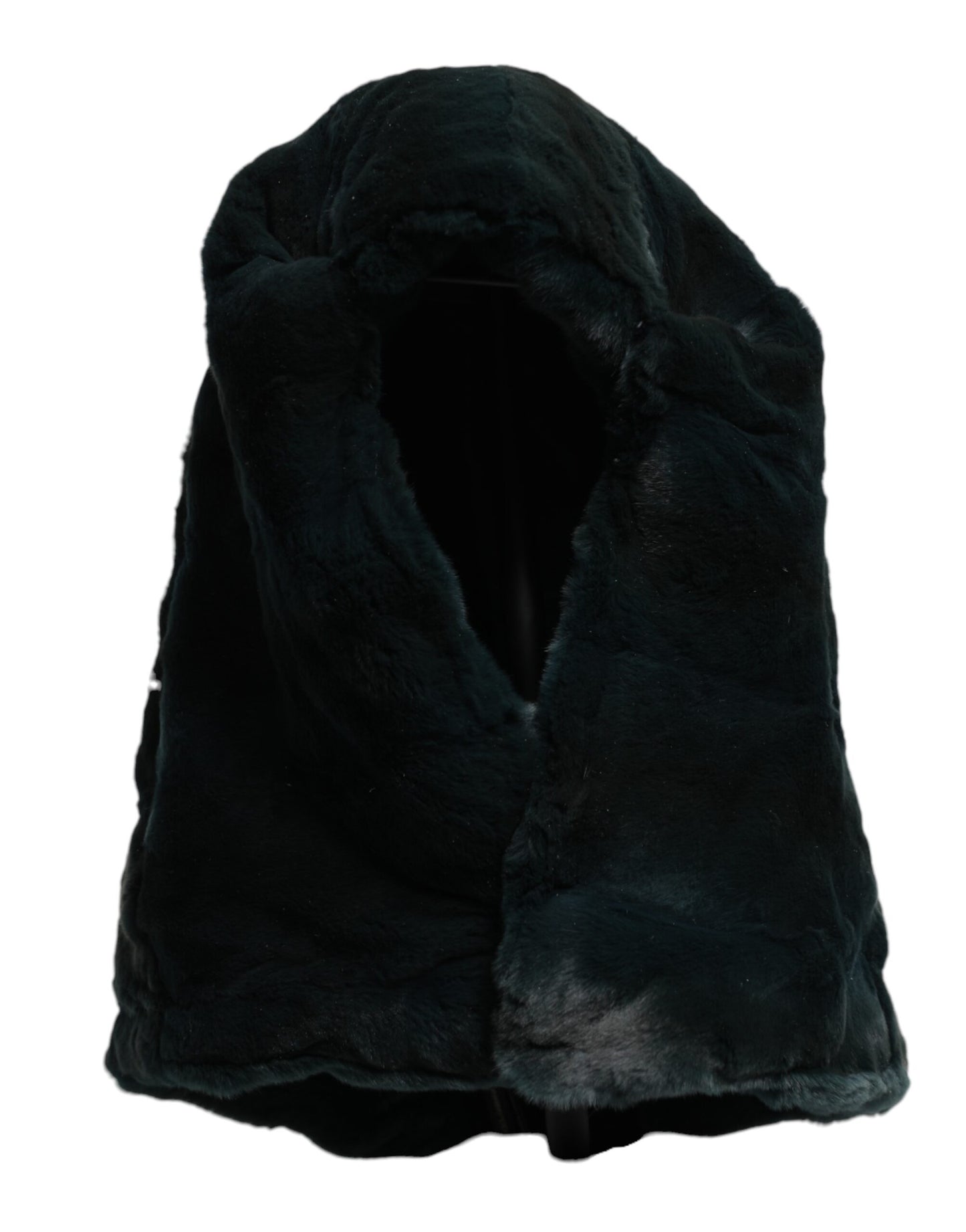 Dolce & Gabbana Black Weasel Fur Womens Beanie Hat Curated Luxury Accessories by Orvyn