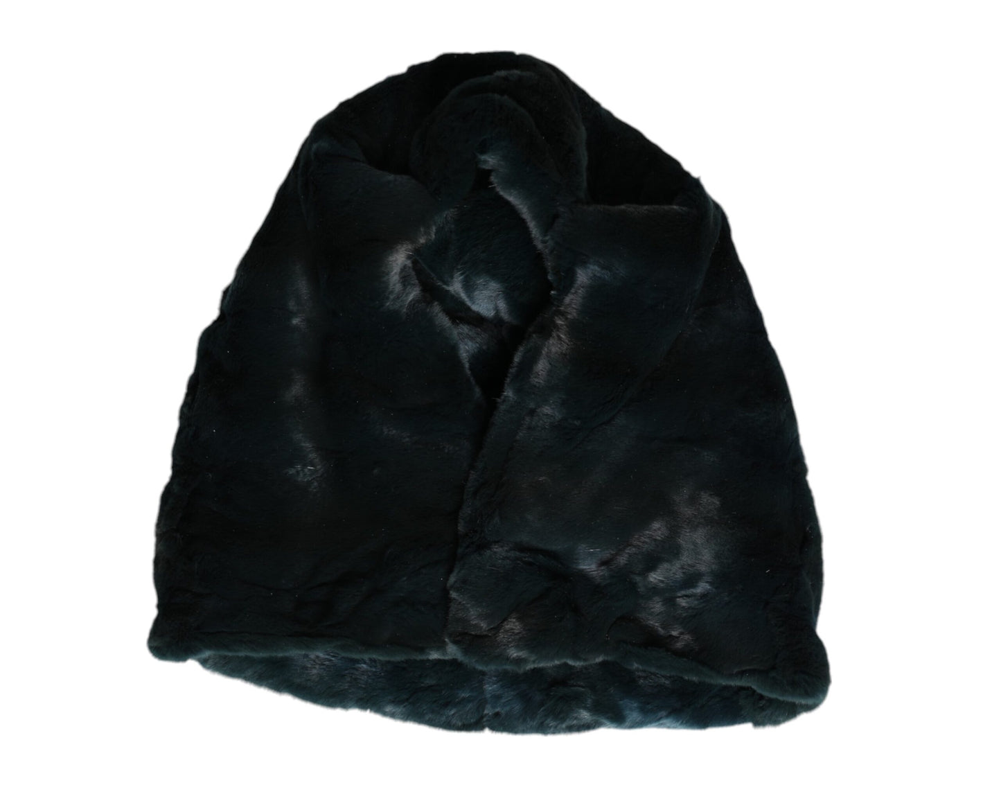 Dolce & Gabbana Black Weasel Fur Womens Beanie Hat Curated Luxury Accessories by Orvyn