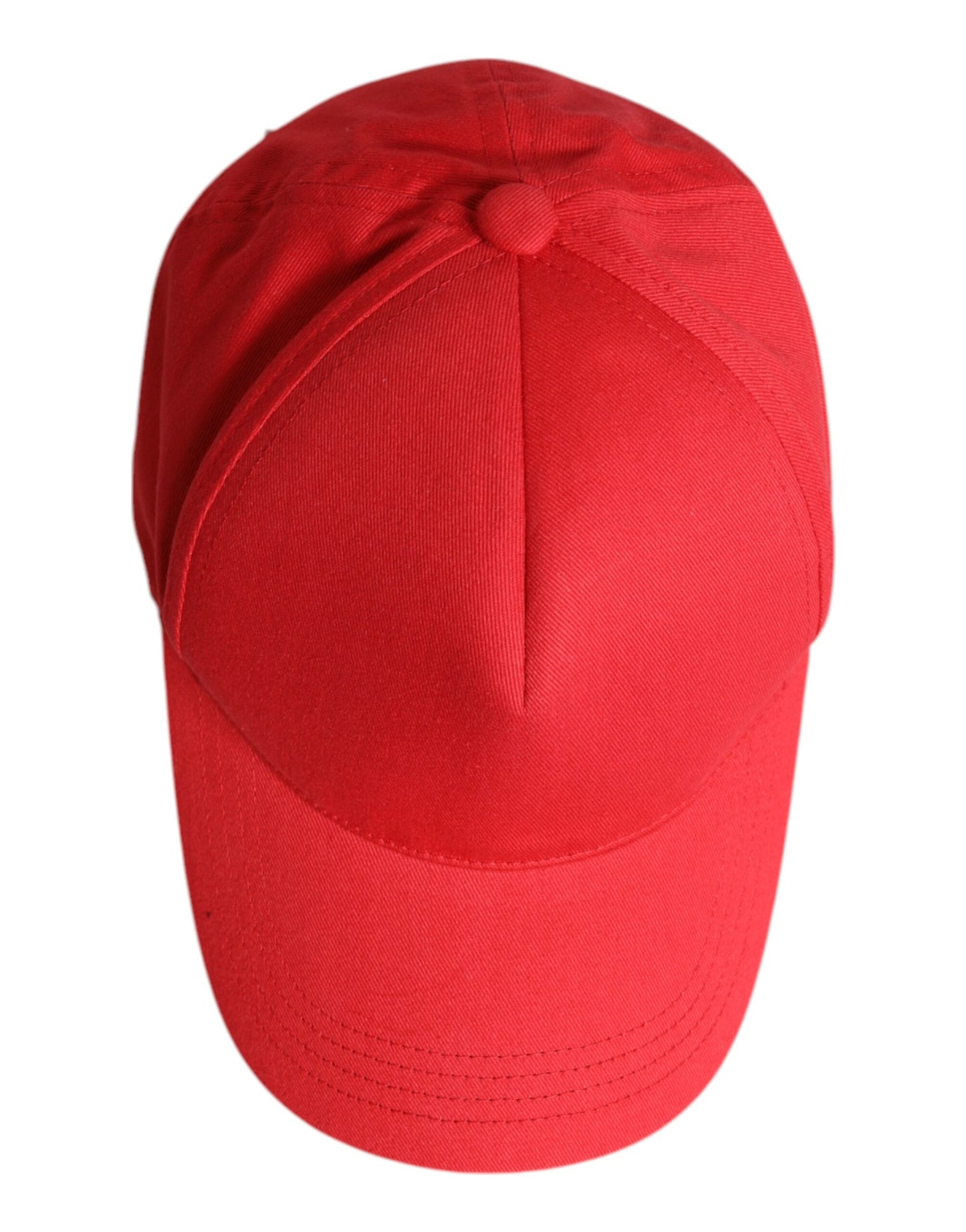 Dolce & Gabbana Red Cotton 6 Panels Women Baseball Cap Curated Luxury Accessories by Orvyn