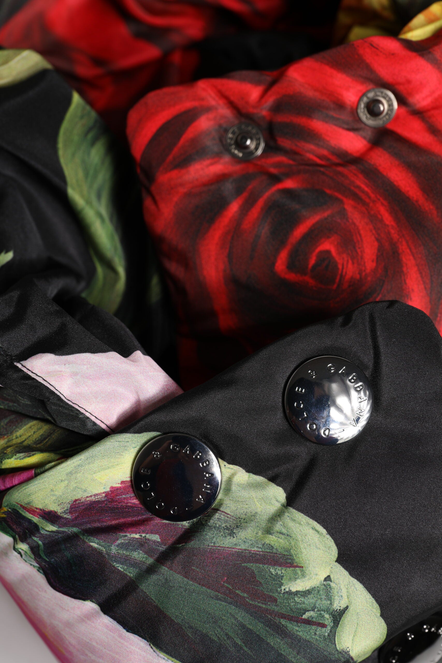 Dolce & Gabbana Black Floral Print Whole Head Wrap Hat Curated Luxury Accessories by Orvyn