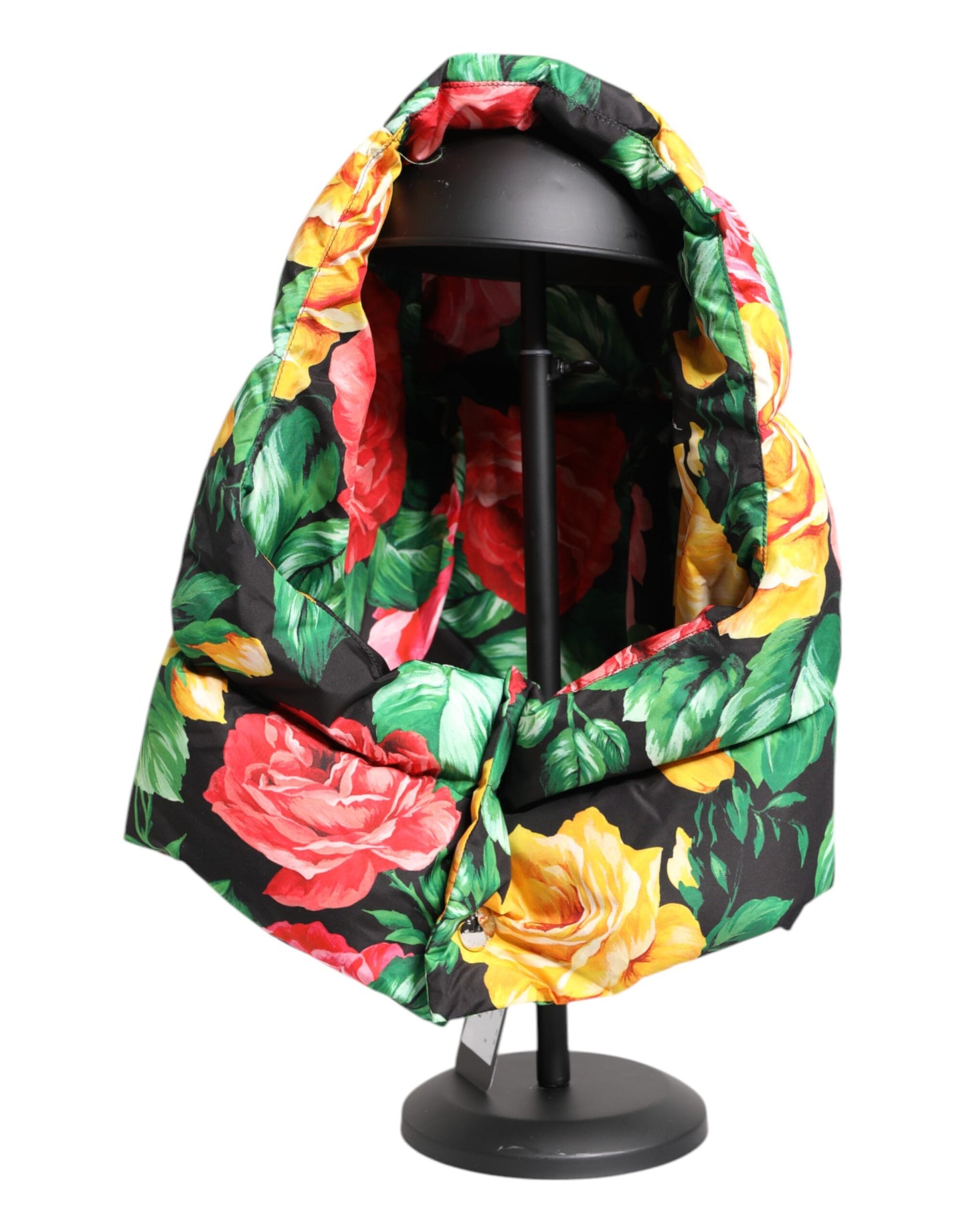 Dolce & Gabbana Multicolor Floral Print Whole Head Wrap Hat Curated Luxury Accessories by Orvyn