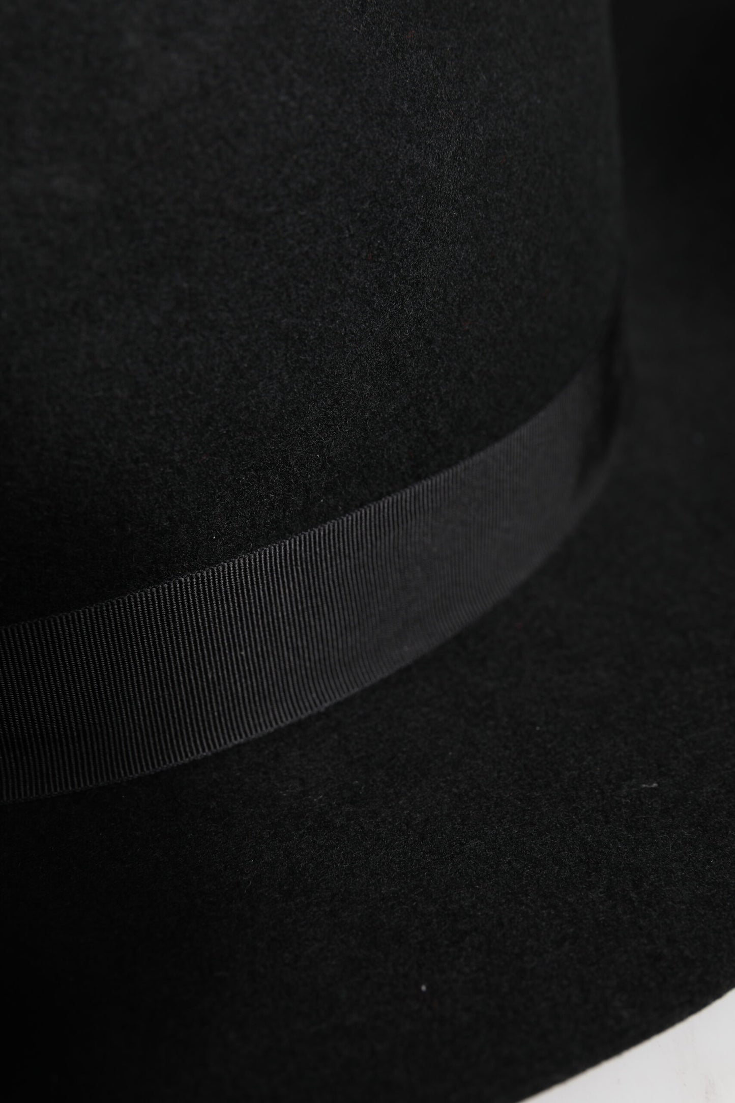 Dolce & Gabbana Black Wide Brim Trilby Fedora Hat Curated Luxury Accessories by Orvyn