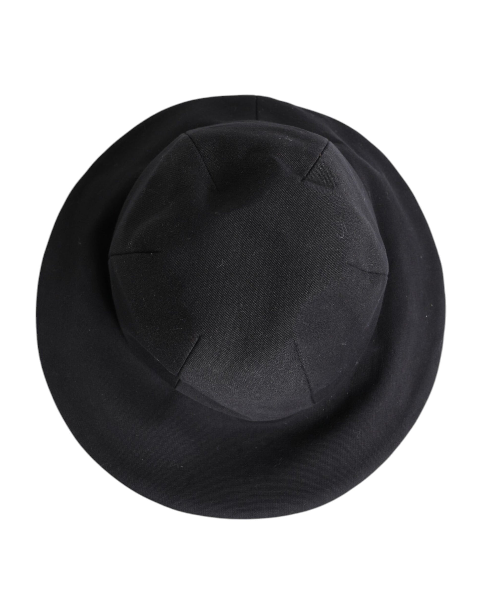 Dolce & Gabbana Black Cotton Wide Brim Bucket Hat Curated Luxury Accessories by Orvyn